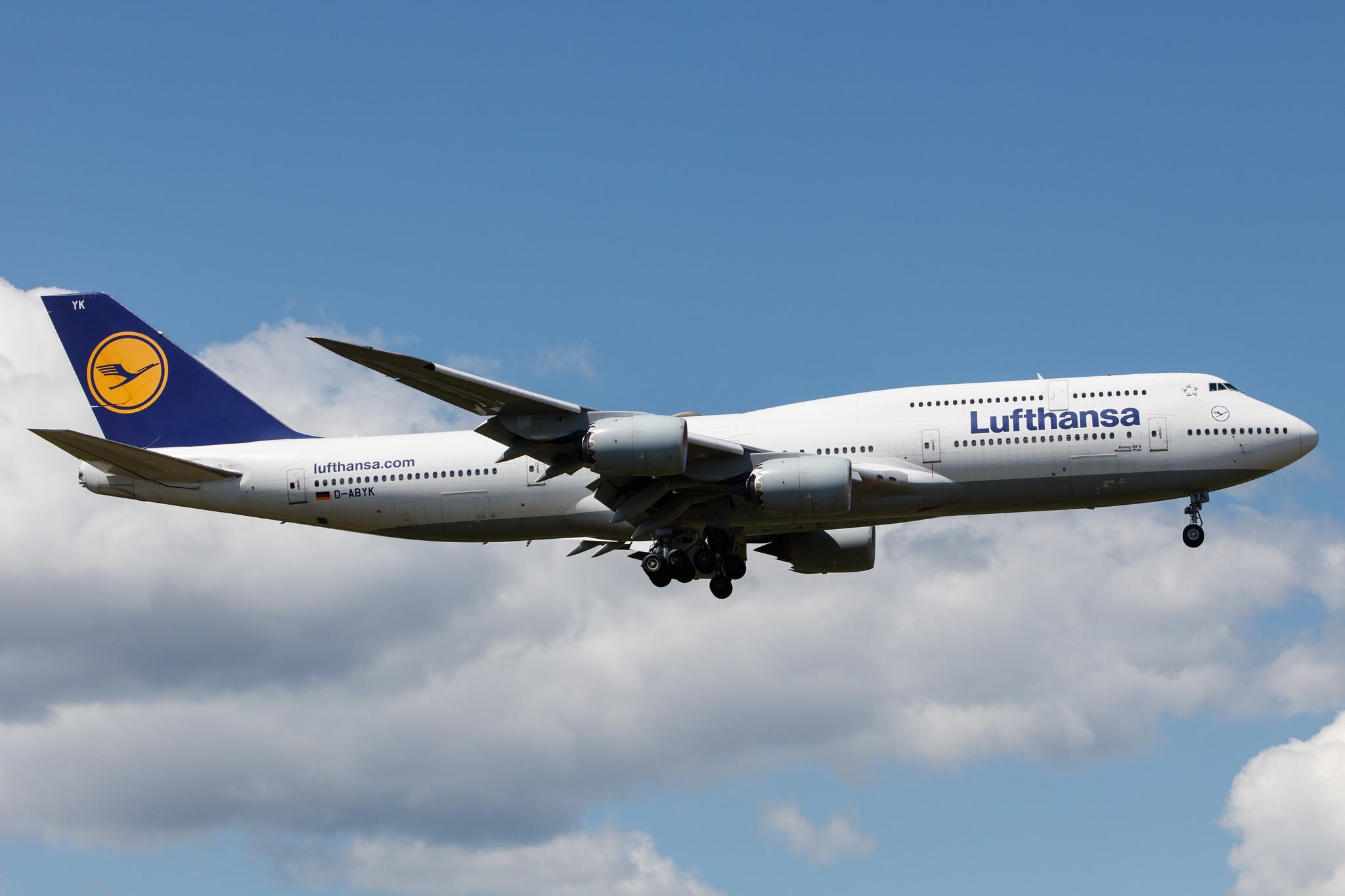 Frankfurt Airport: Lufthansa (LH / DLH) |  Boeing 747-830 B748 | D-ABYK | MSN 37835