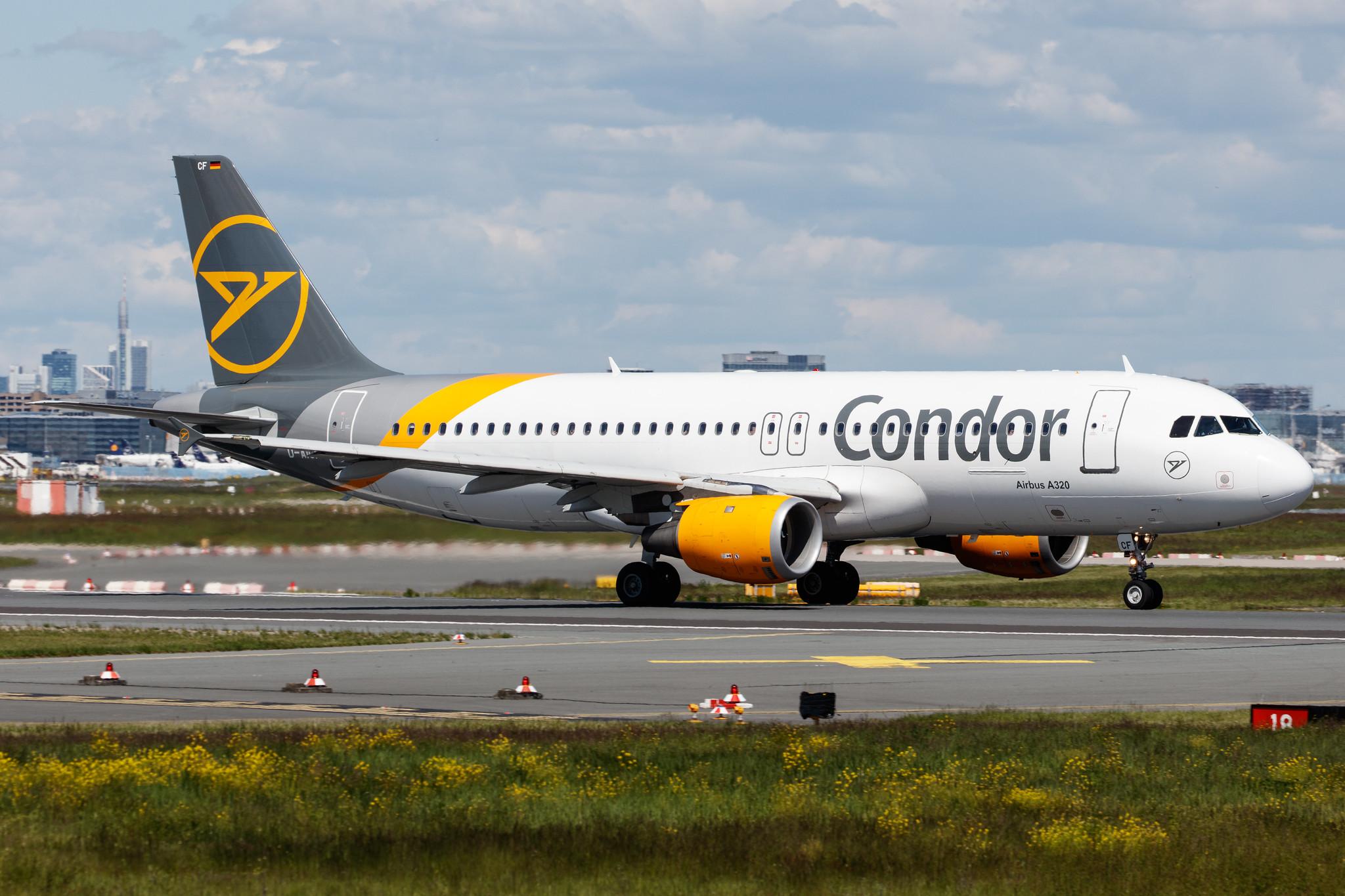 Frankfurt Airport: Condor (DE / CFG) |  Airbus A320-212 A320 | D-AICF | MSN 0905