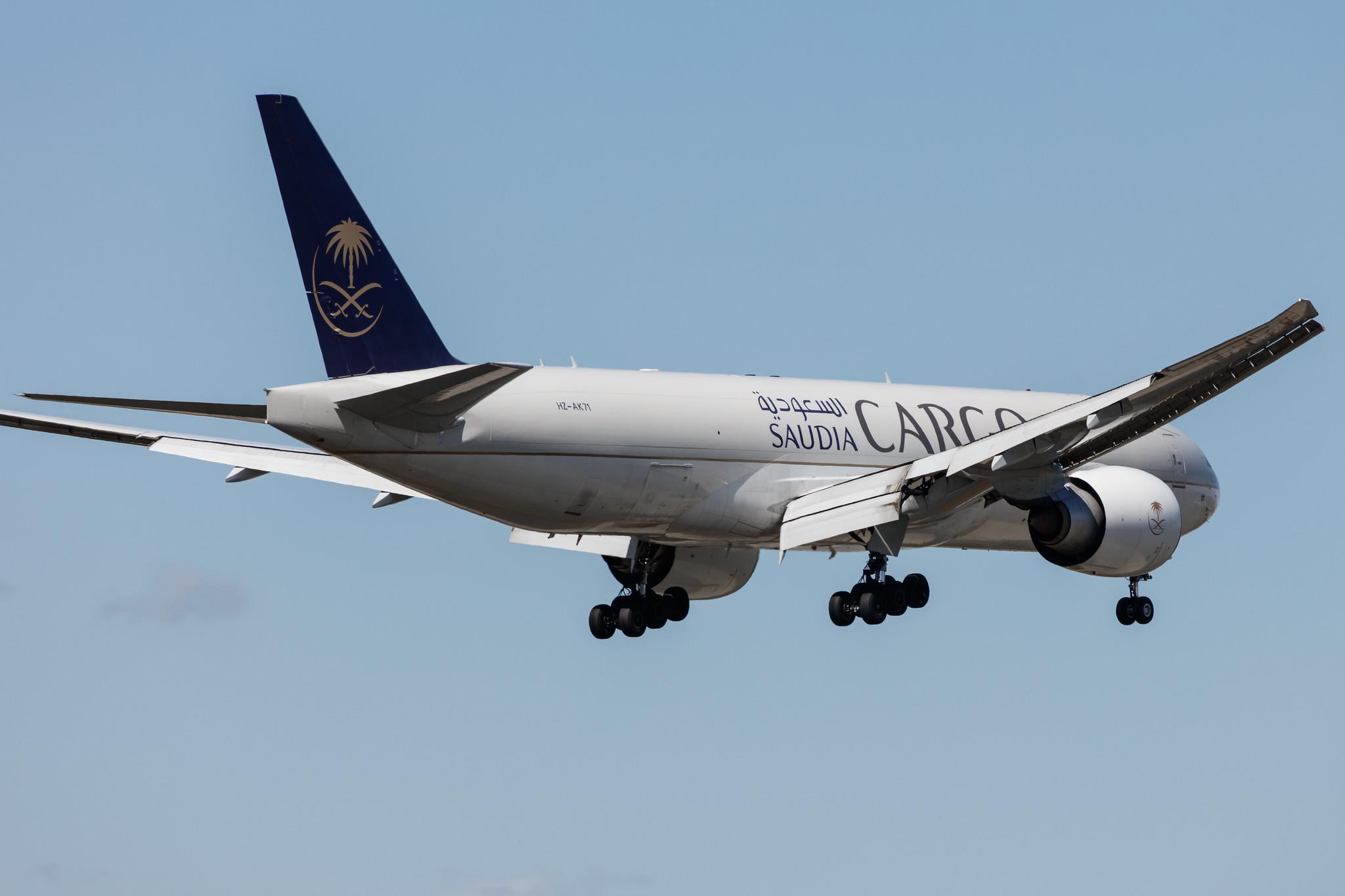 Frankfurt Airport: Saudia Cargo (SV / SVA) | Operator: Saudia |  Boeing 777-FFG B77L | HZ-AK71 | MSN 60337