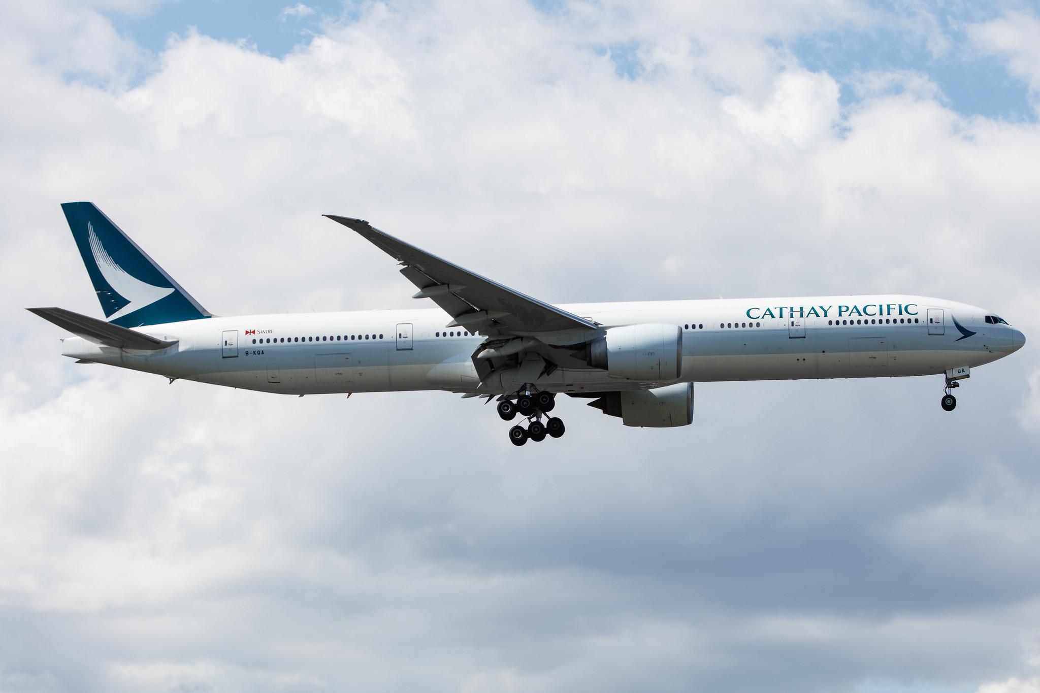 Frankfurt Airport: Cathay Pacific (CX / CPA) |  Boeing 777-367(ER) B77W | B-KQA | MSN 37898