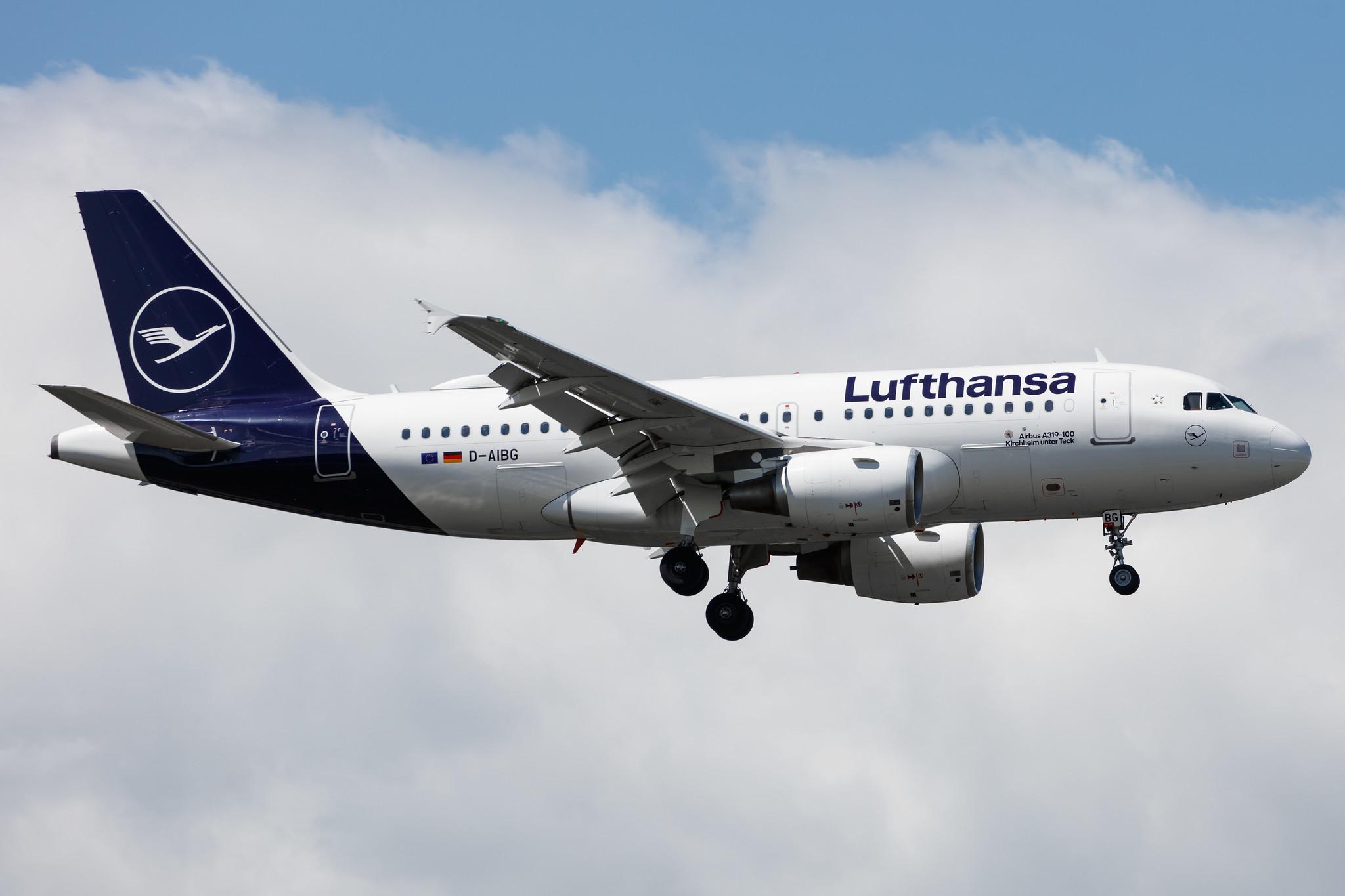 Frankfurt Airport: Lufthansa (LH / DLH) |  Airbus A319-112 A319 | D-AIBG | MSN 4841