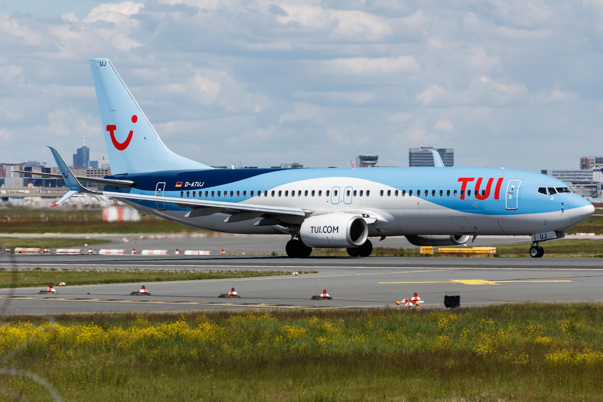 Frankfurt Airport: TUI (X3 / TUI) | Operator: TUI fly |  Boeing 737-8K5 B738 | D-ATUJ | MSN 32904