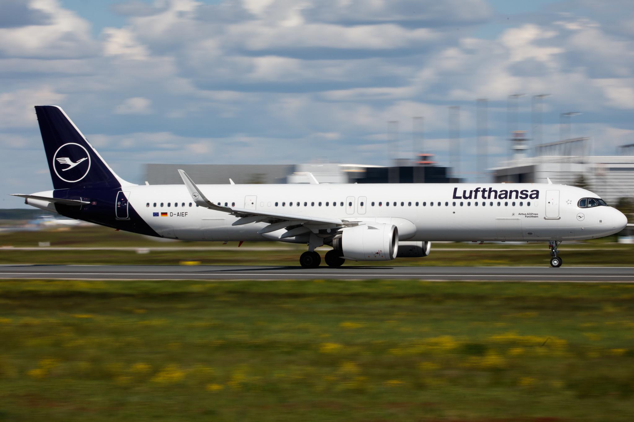 Frankfurt Airport: Lufthansa (LH / DLH) |  Airbus A321-271NX A21N | D-AIEF | MSN 10010