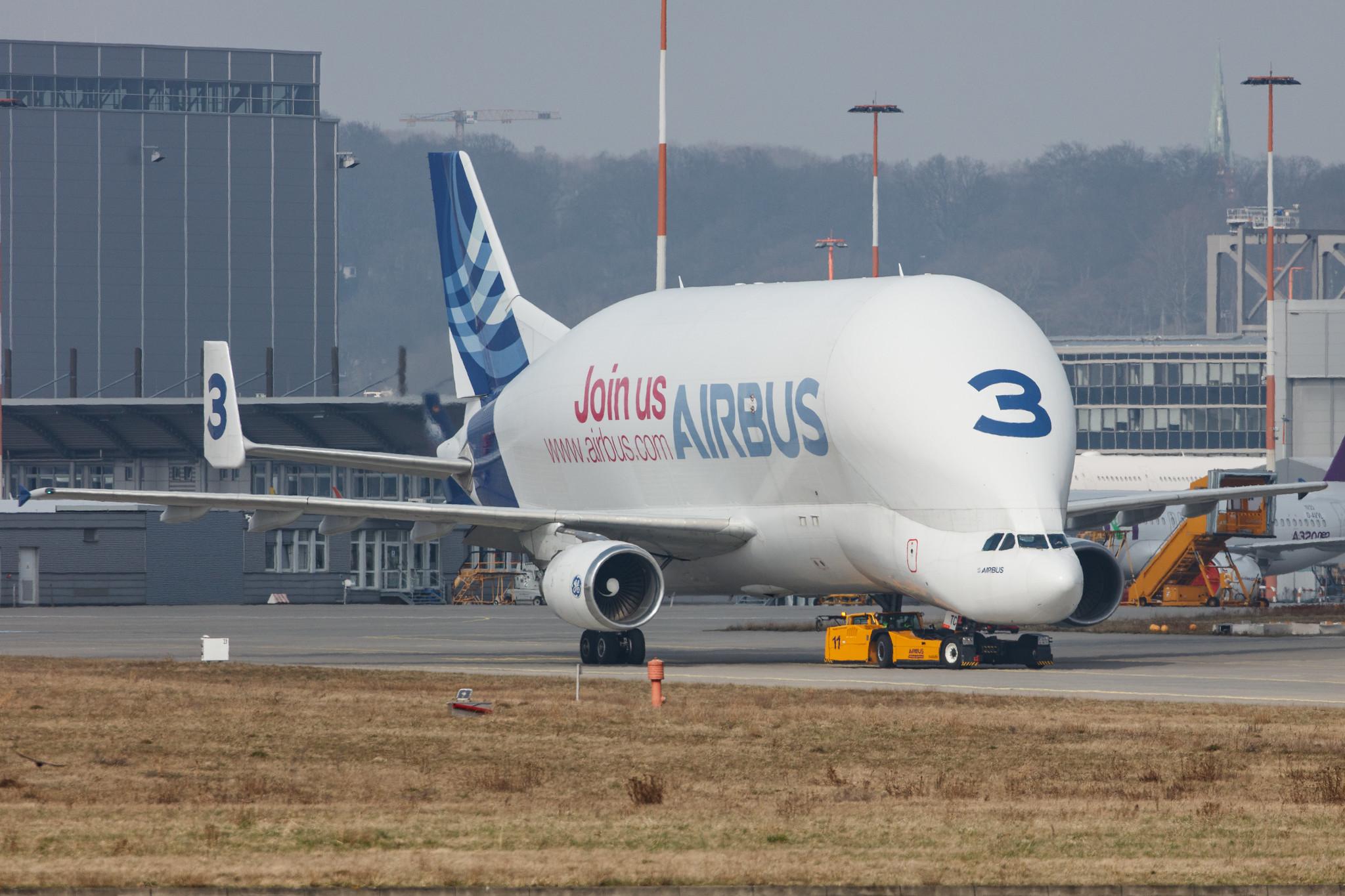 Hamburg Finkenwerder: Airbus Transport International (4Y / BGA) |  Airbus A300-608ST Beluga A3ST | F-GSTC | MSN 765