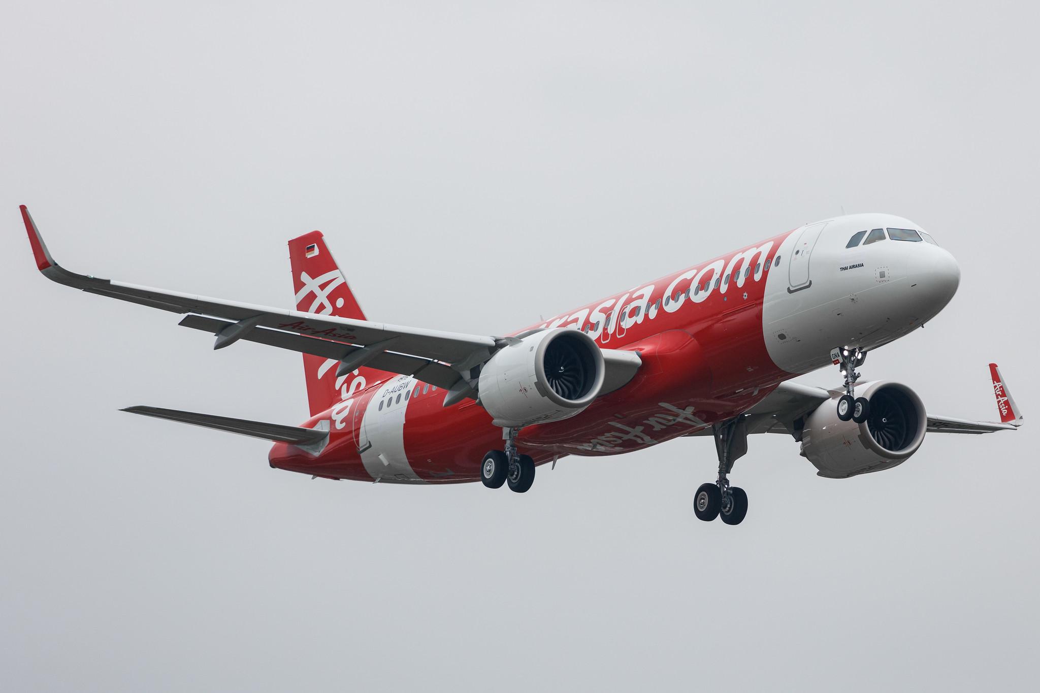Hamburg Airport: Thai AirAsia (FD / AIQ) |  Airbus A320-251N A20N | D-AUBW (SX-GNA) | MSN 9516