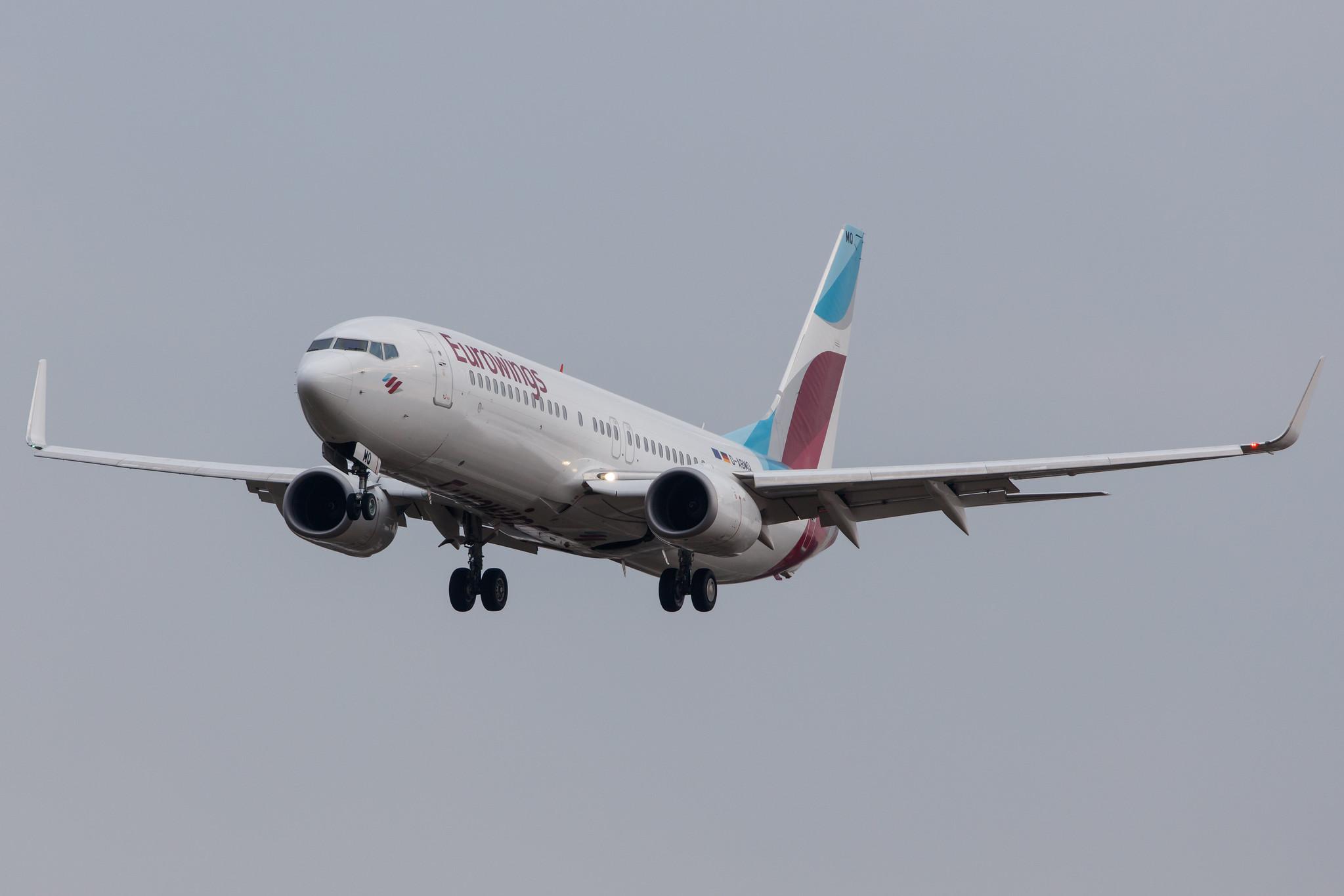 Hamburg Airport: Eurowings (EW / EWG) | Operator: TUI fly |  Boeing 737-86J B738 | D-ABMQ | MSN 37780
