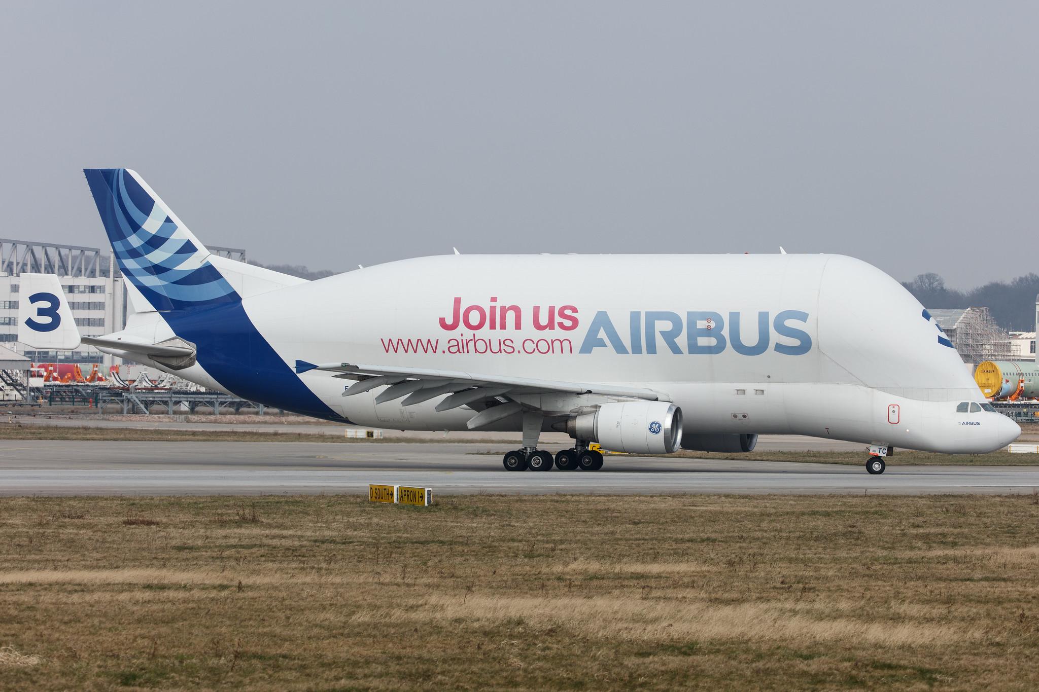 Hamburg Finkenwerder: Airbus Transport International (4Y / BGA) |  Airbus A300-608ST Beluga A3ST | F-GSTC | MSN 765