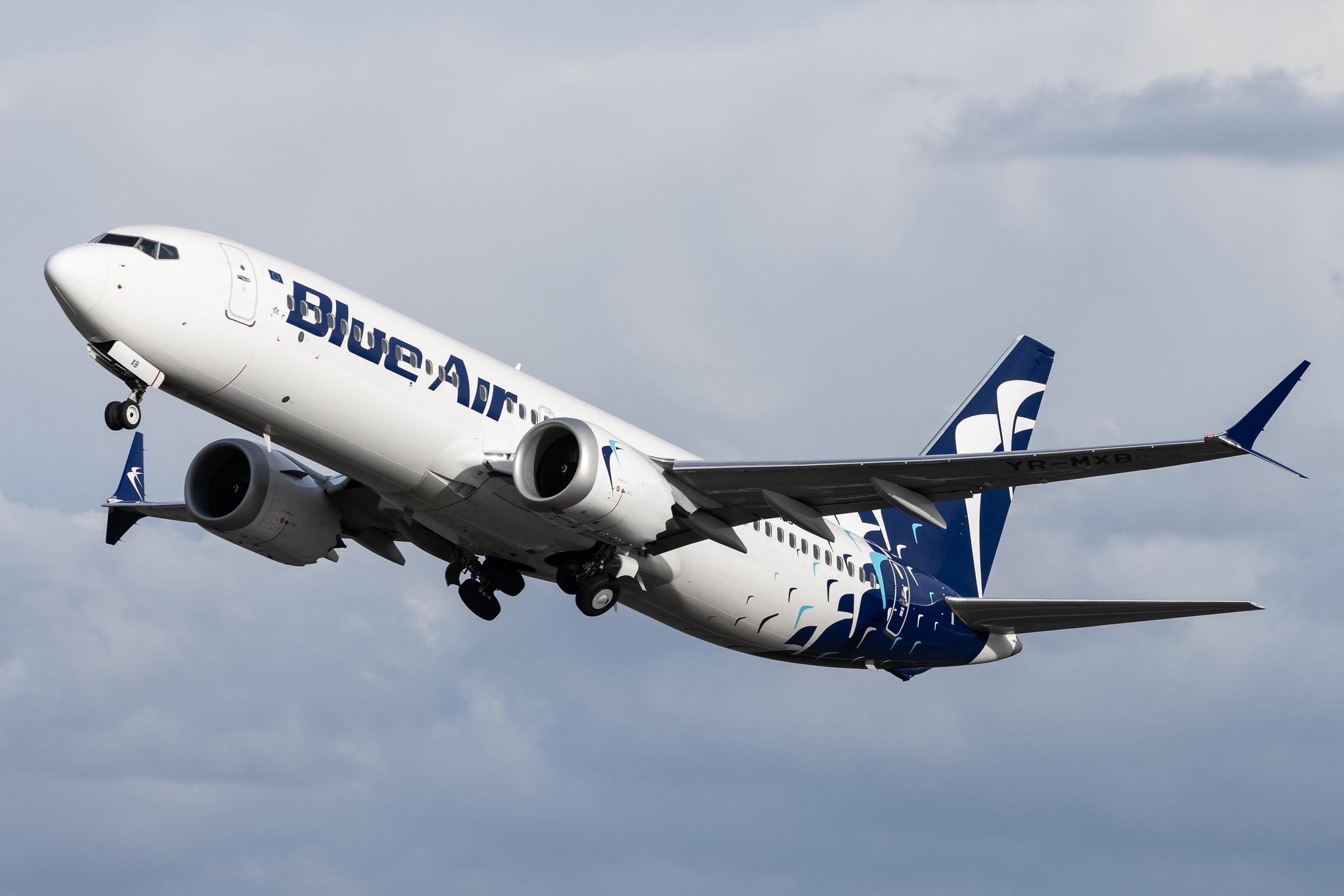 Hamburg Airport: Blue Air (0B / BLA) |  Boeing 737 MAX 8 B38M | YR-MXB | MSN 43306