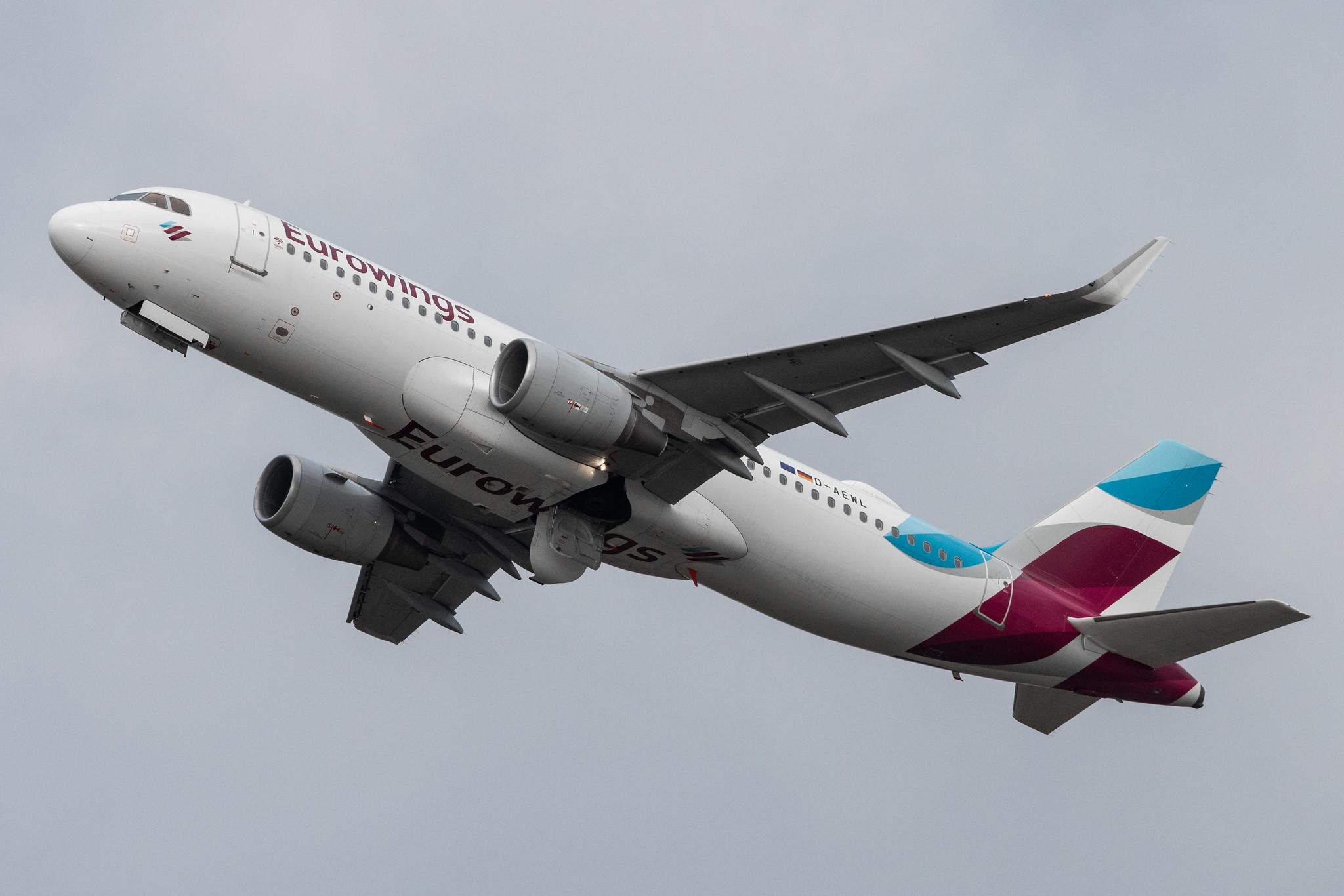 Köln Bonn Airport: Eurowings (EW / EWG) |  Airbus A320-214 A320 | D-AEWL | MSN 7263