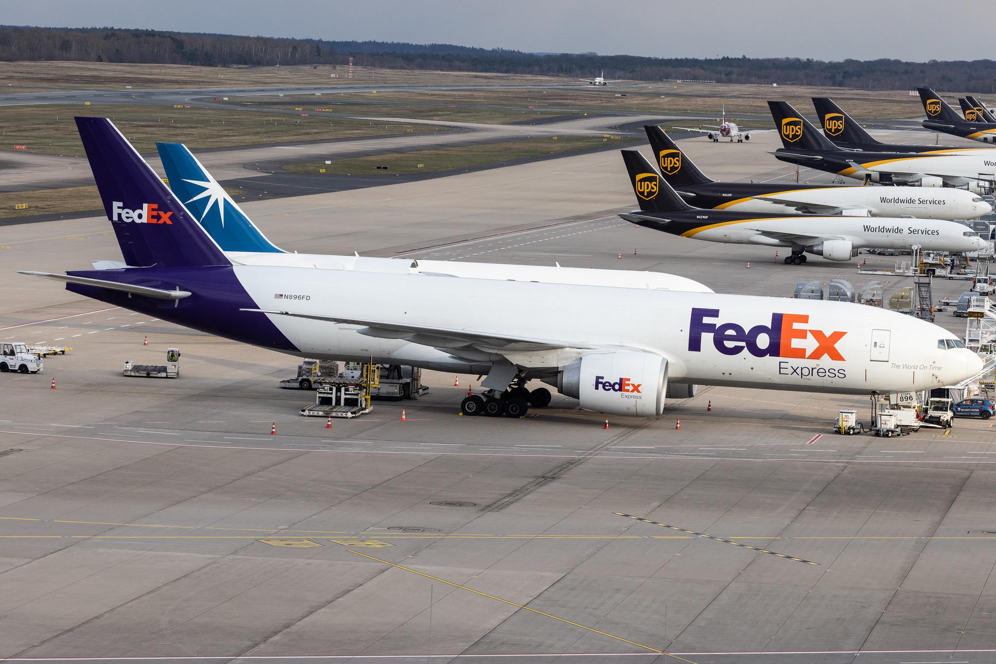 Köln Bonn Airport: FedEx (FX / FDX) |  Boeing 777-F B77L | N896FD | MSN 41750