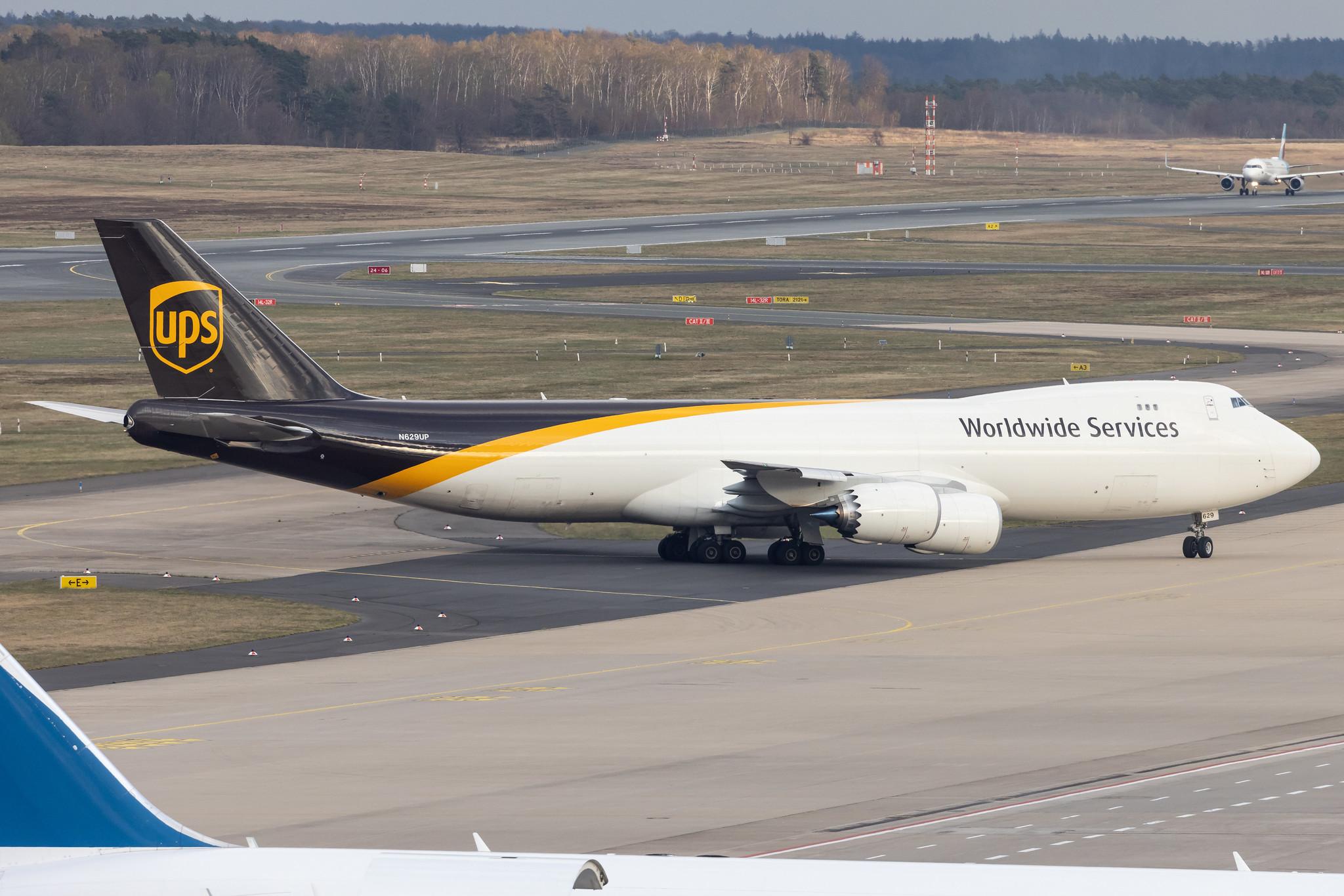 Köln Bonn Airport: UPS (5X / UPS) |  Boeing 747-8F B748 | N629UP | MSN 65778