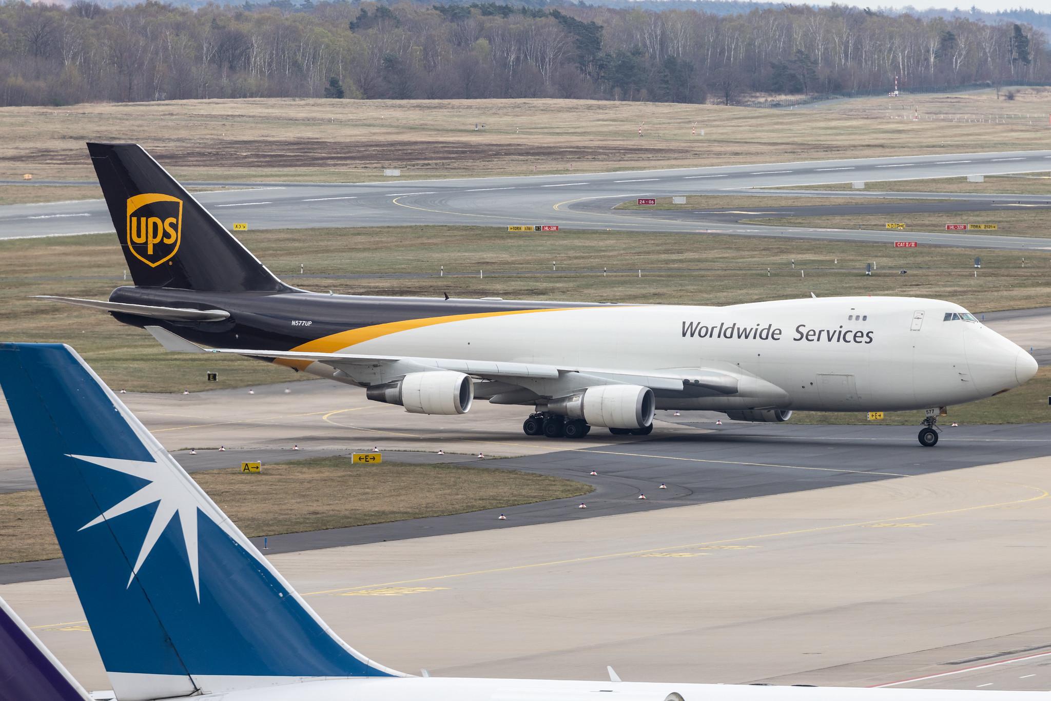 Köln Bonn Airport: UPS (5X / UPS) |  Boeing 747-44AF B744 | N577UP | MSN 35666