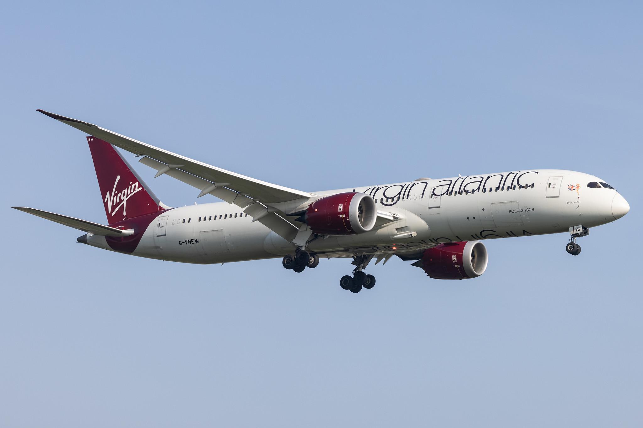 London Heathrow: Virgin Atlantic (VS / VIR) |  Boeing 787-9 Dreamliner B789 | G-VNEW | MSN 40956