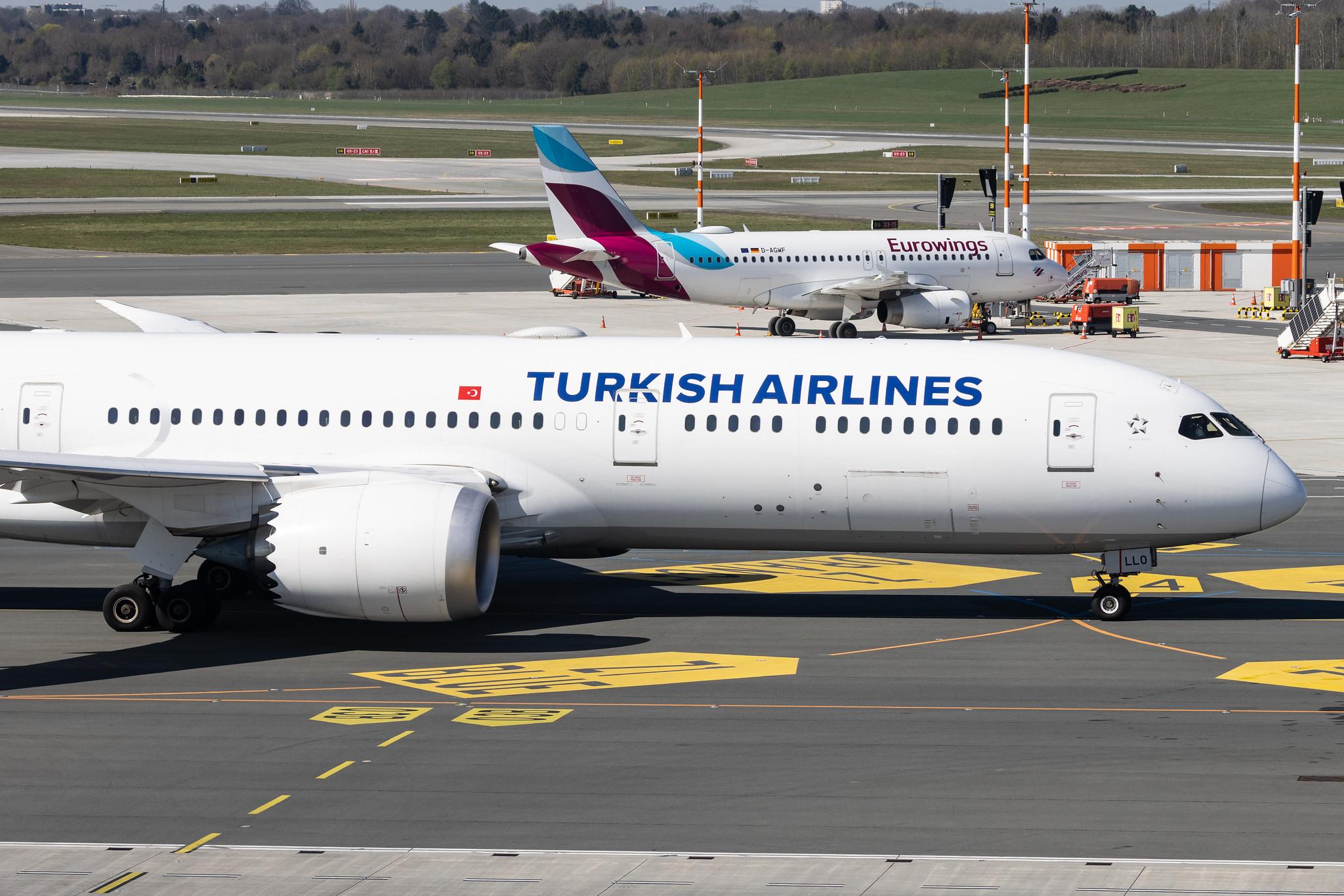 Hamburg Airport: Turkish Airlines (TK / THY) |  Boeing 787-9 Dreamliner B789 | TC-LLO | MSN 65814
