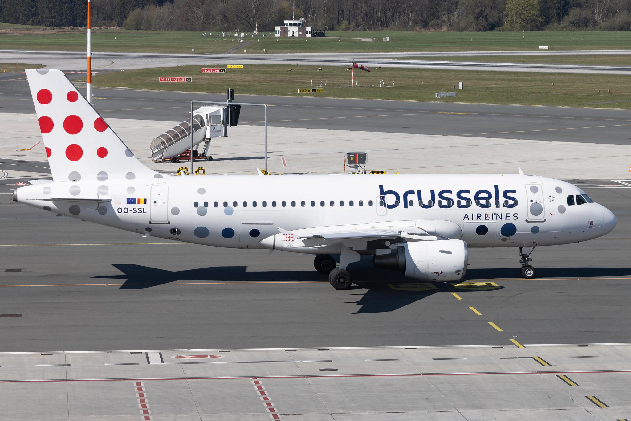 Hamburg Airport: Brussels Airlines (SN / BEL) |  Airbus A319-111 A319 | OO-SSL | MSN 1803