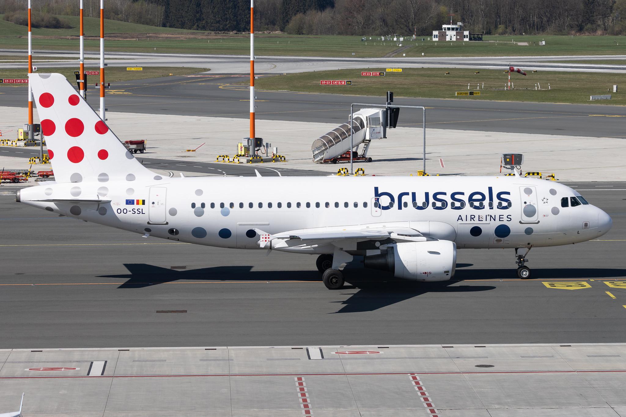 Hamburg Airport: Brussels Airlines (SN / BEL) |  Airbus A319-111 A319 | OO-SSL | MSN 1803