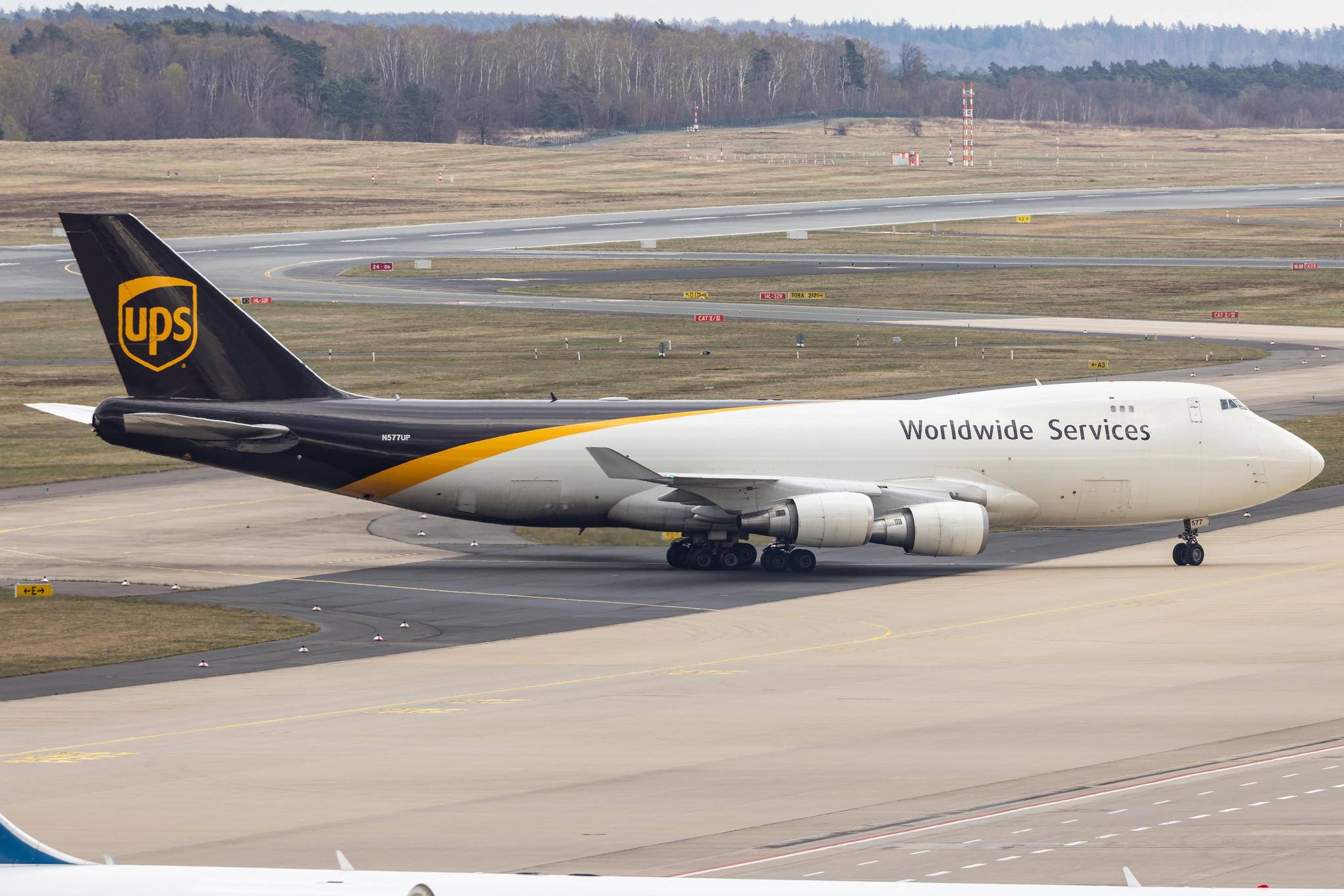 Köln Bonn Airport: UPS (5X / UPS) |  Boeing 747-44AF B744 | N577UP | MSN 35666