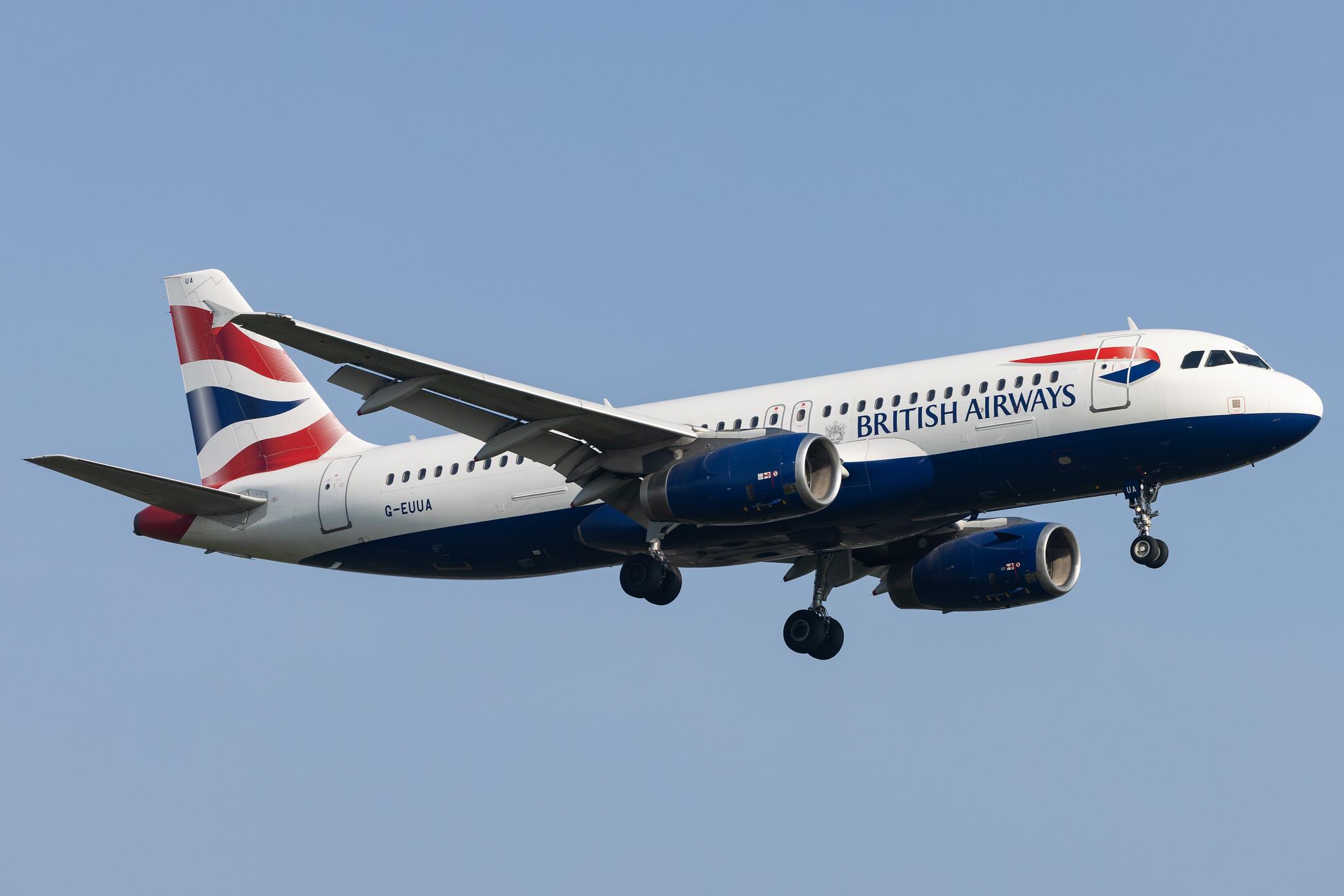 London Heathrow: British Airways (BA / BAW) |  Airbus A320-232 A320 | G-EUUA | MSN 1661