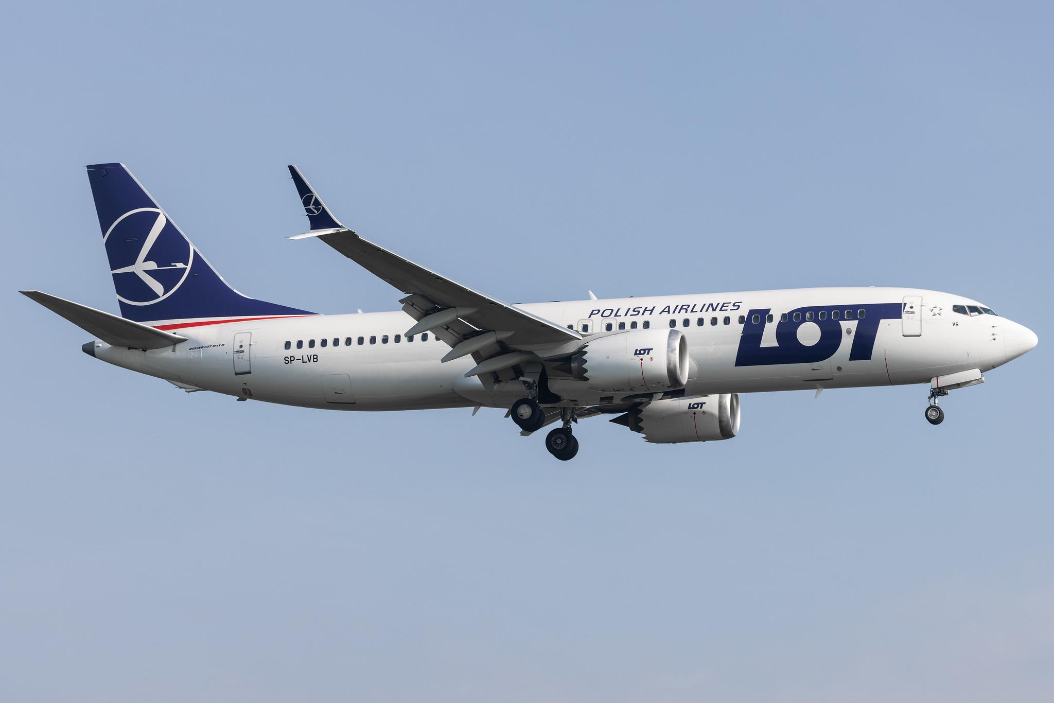 London Heathrow: LOT (LO / LOT) |  Boeing 737 MAX 8 B38M | SP-LVB | MSN 64068