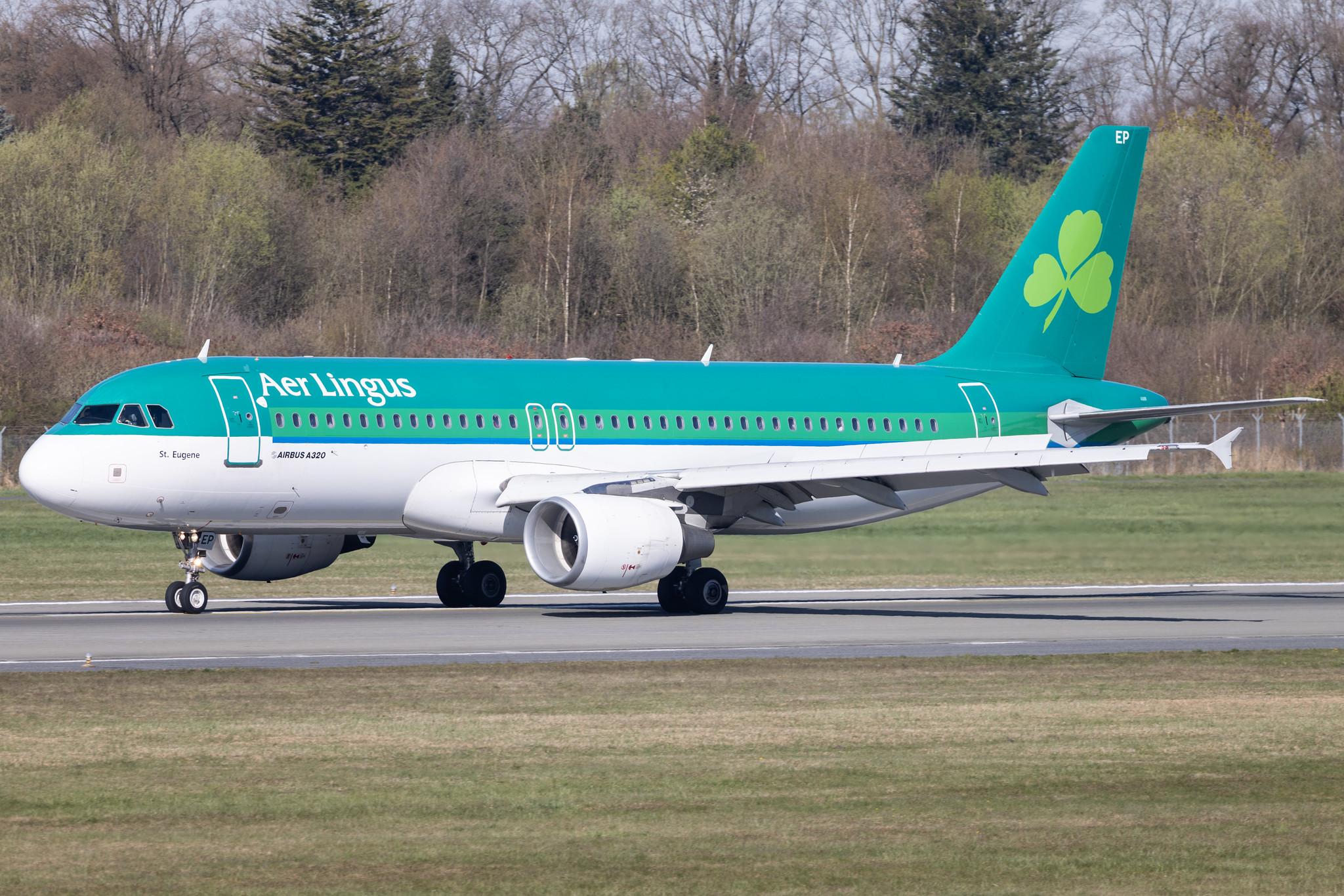 Hamburg Airport: Aer Lingus (EI / EIN) |  Airbus A320-214 A320 | EI-DEP | MSN 2542