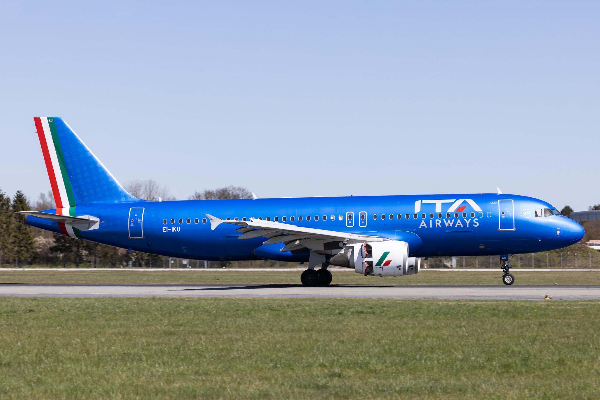 Hamburg Airport: ITA Airways (AZ / ITY) | Operator: Italia Trasporto Aereo |  Airbus A320-214 A320 | EI-IKU | MSN 1217