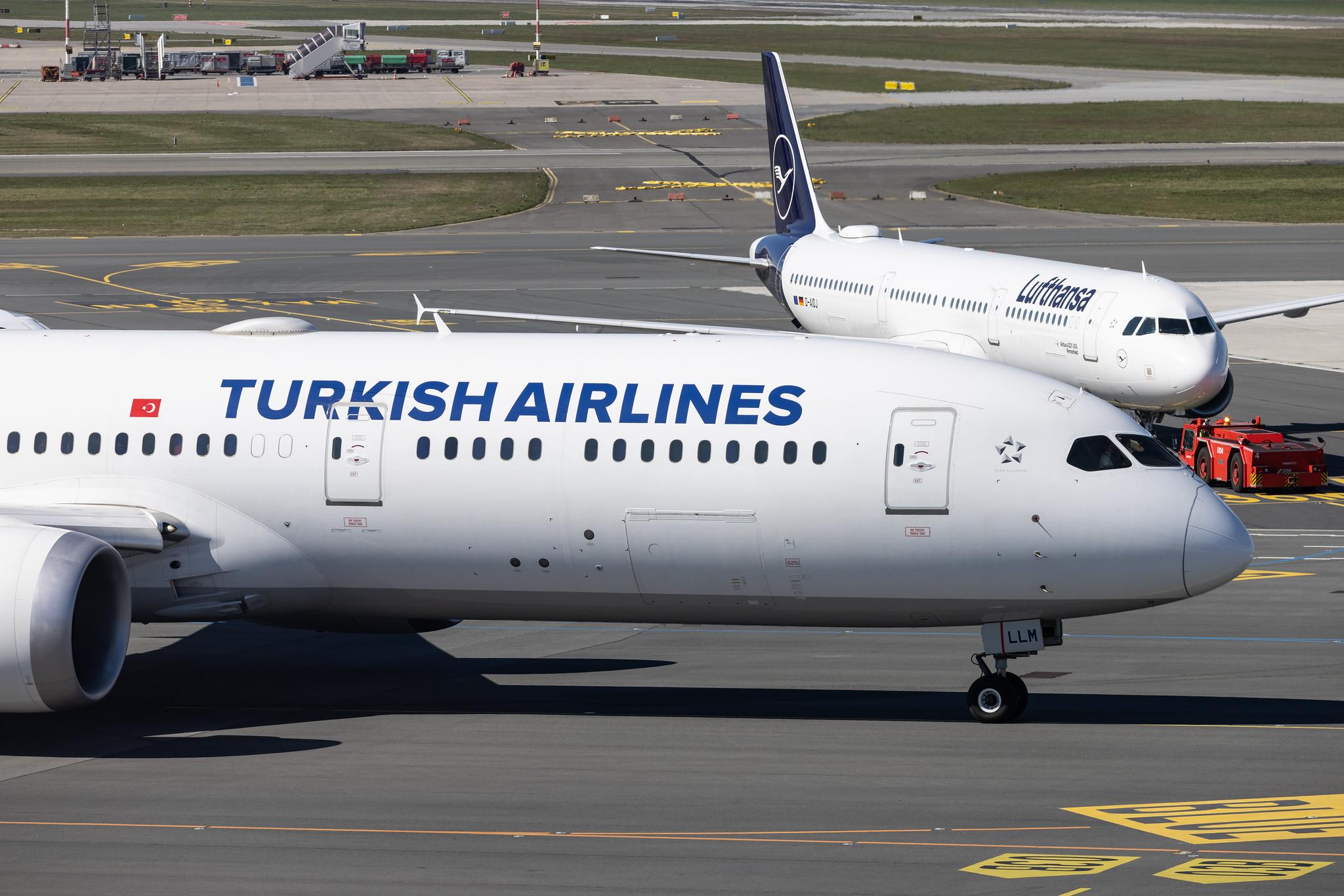 Hamburg Airport: Turkish Airlines (TK / THY) |  Boeing 787-9 Dreamliner B789 | TC-LLM | MSN 65812