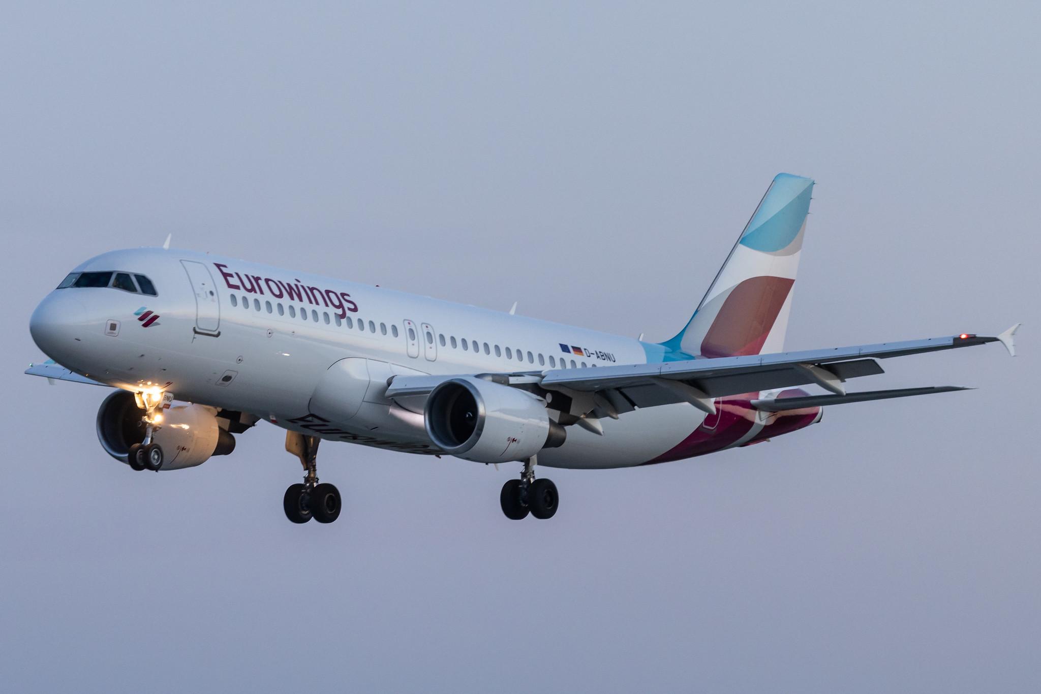 Hamburg Airport: Eurowings (EW / EWG) |  Airbus A320-214 A320 | D-ABNU | MSN 2591