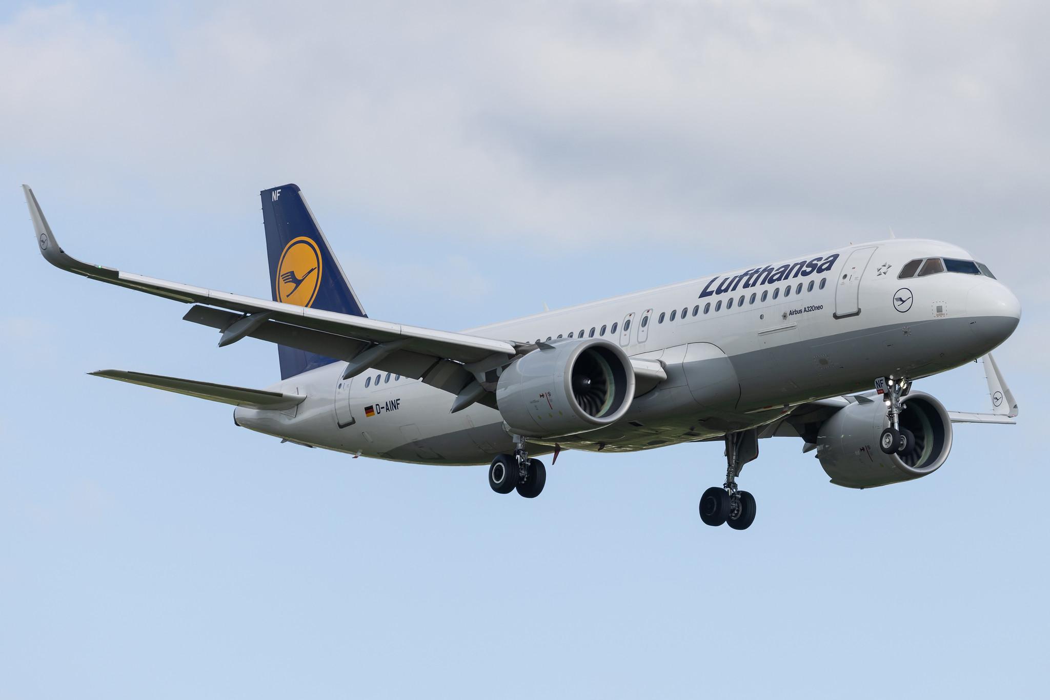 Hamburg Airport: Lufthansa (LH / DLH) |  Airbus A320-271N A20N | D-AINF | MSN 7577