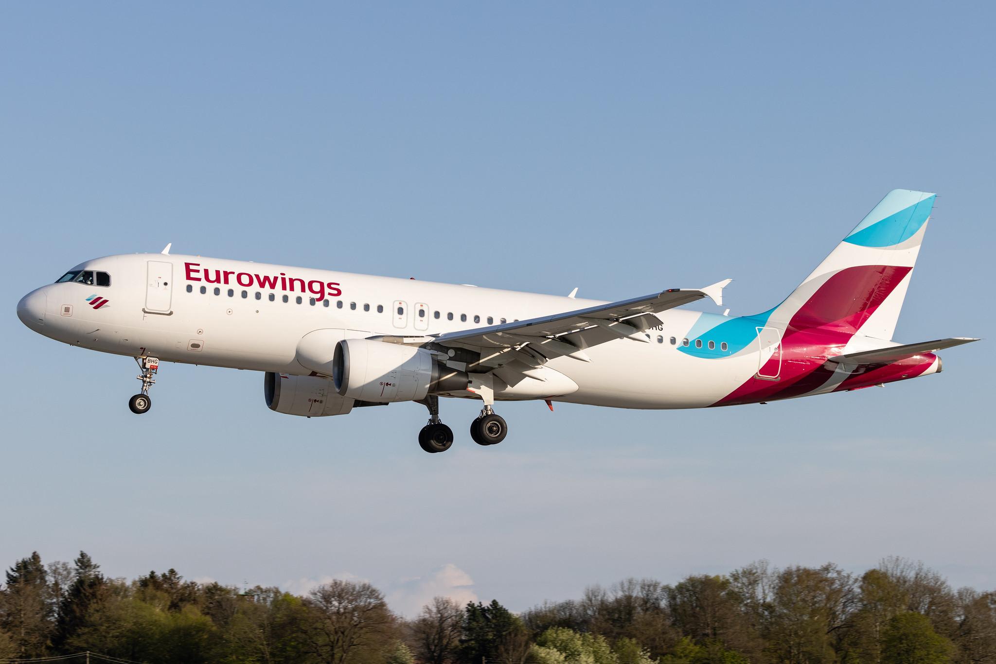 Hamburg Airport: Eurowings (EW / EWG) |  Airbus A320-214 A320 | D-ABHG | MSN 2867