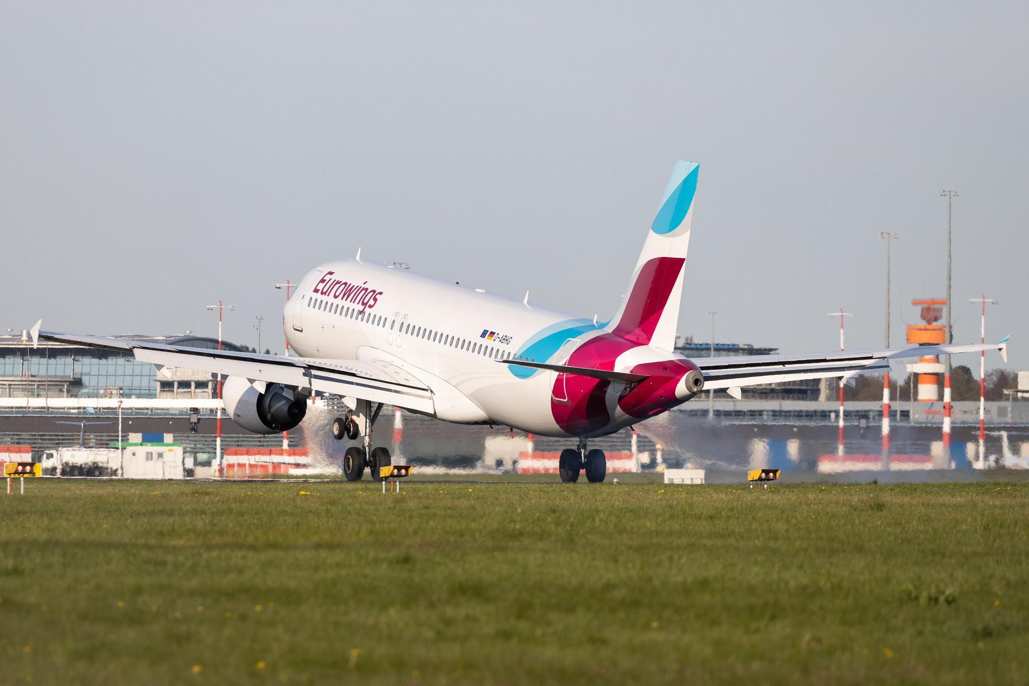 Hamburg Airport: Eurowings (EW / EWG) |  Airbus A320-214 A320 | D-ABHG | MSN 2867
