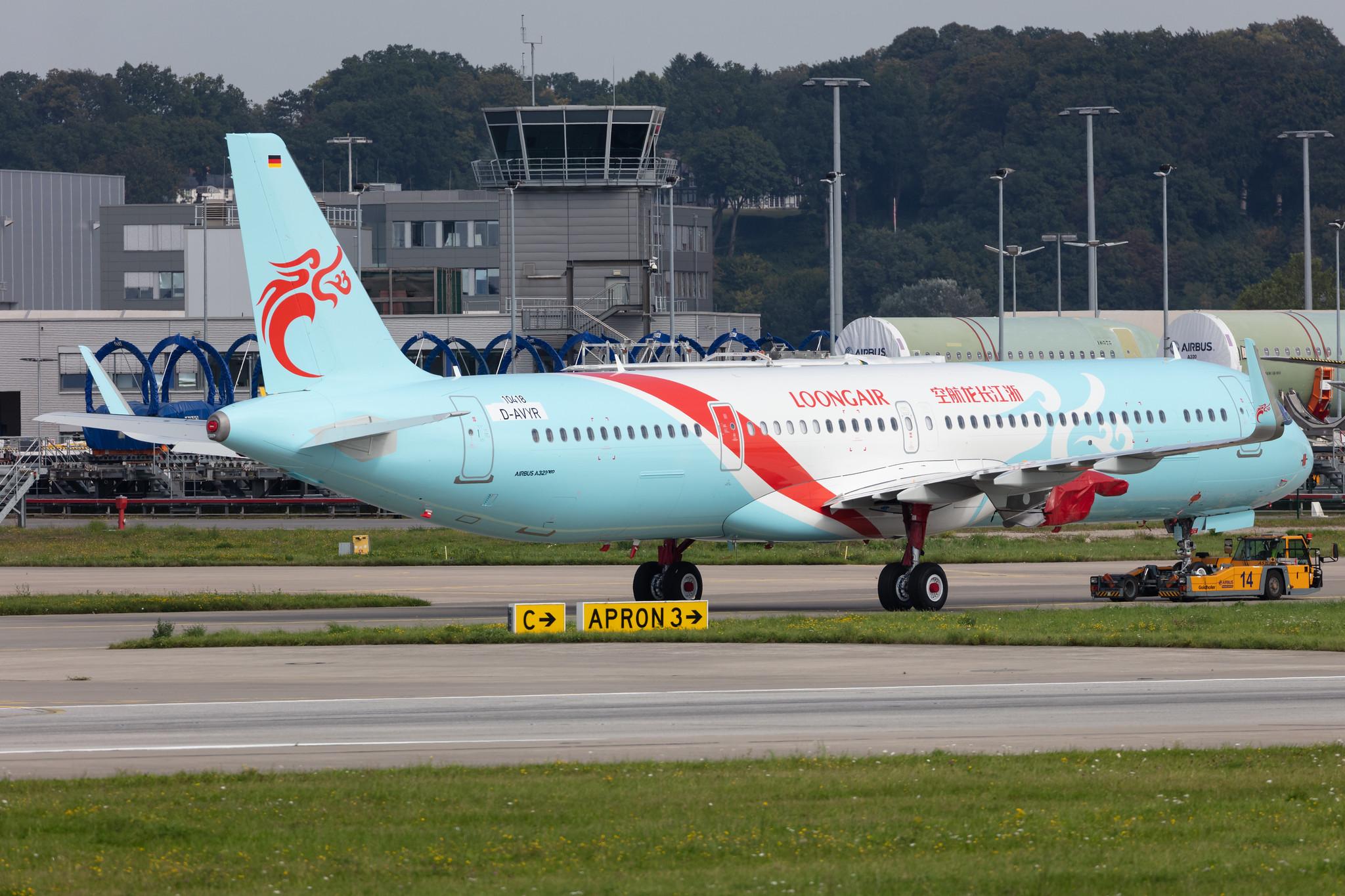 Hamburg Finkenwerder: Loong Air (GJ / CDC) |  Airbus A321-251NX A21N | D-AVYR (B-325X) | MSN 10418