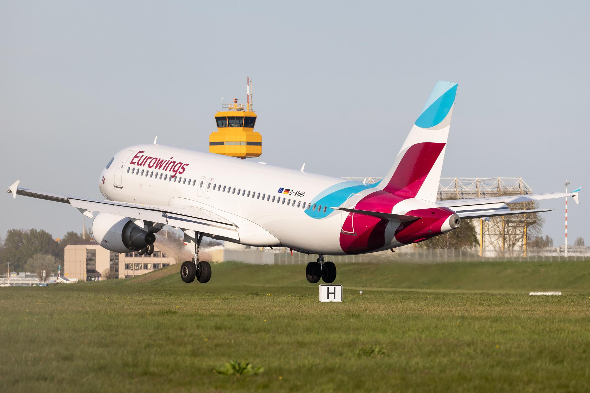 Hamburg Airport: Eurowings (EW / EWG) |  Airbus A320-214 A320 | D-ABHG | MSN 2867