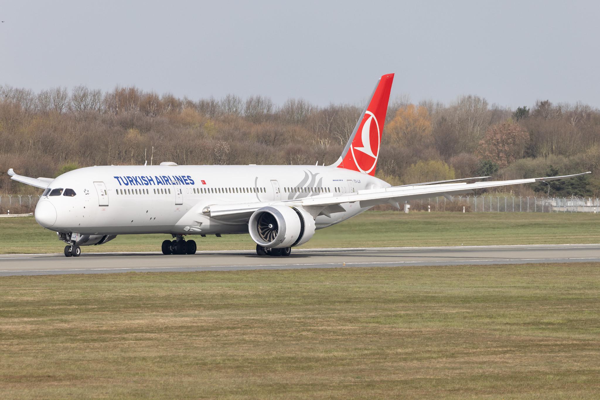 Hamburg Airport: Turkish Airlines (TK / THY) |  Boeing 787-9 Dreamliner B789 | TC-LLK | MSN 65811
