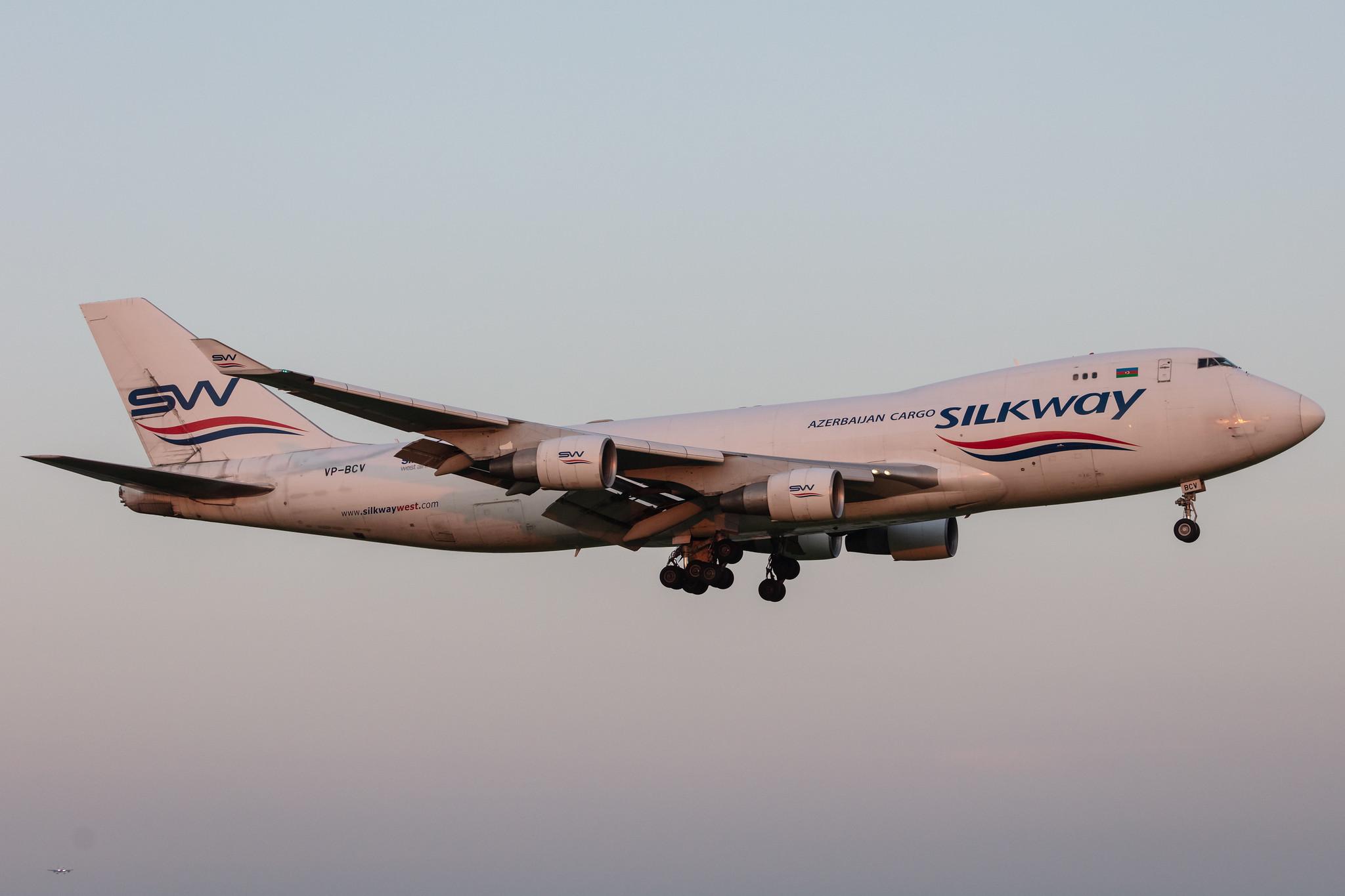 Amsterdam Schiphol: Silk Way West Airlines (7L / AZG) |  Boeing 747-4H6(F) B744 | VP-BCV | MSN 29902