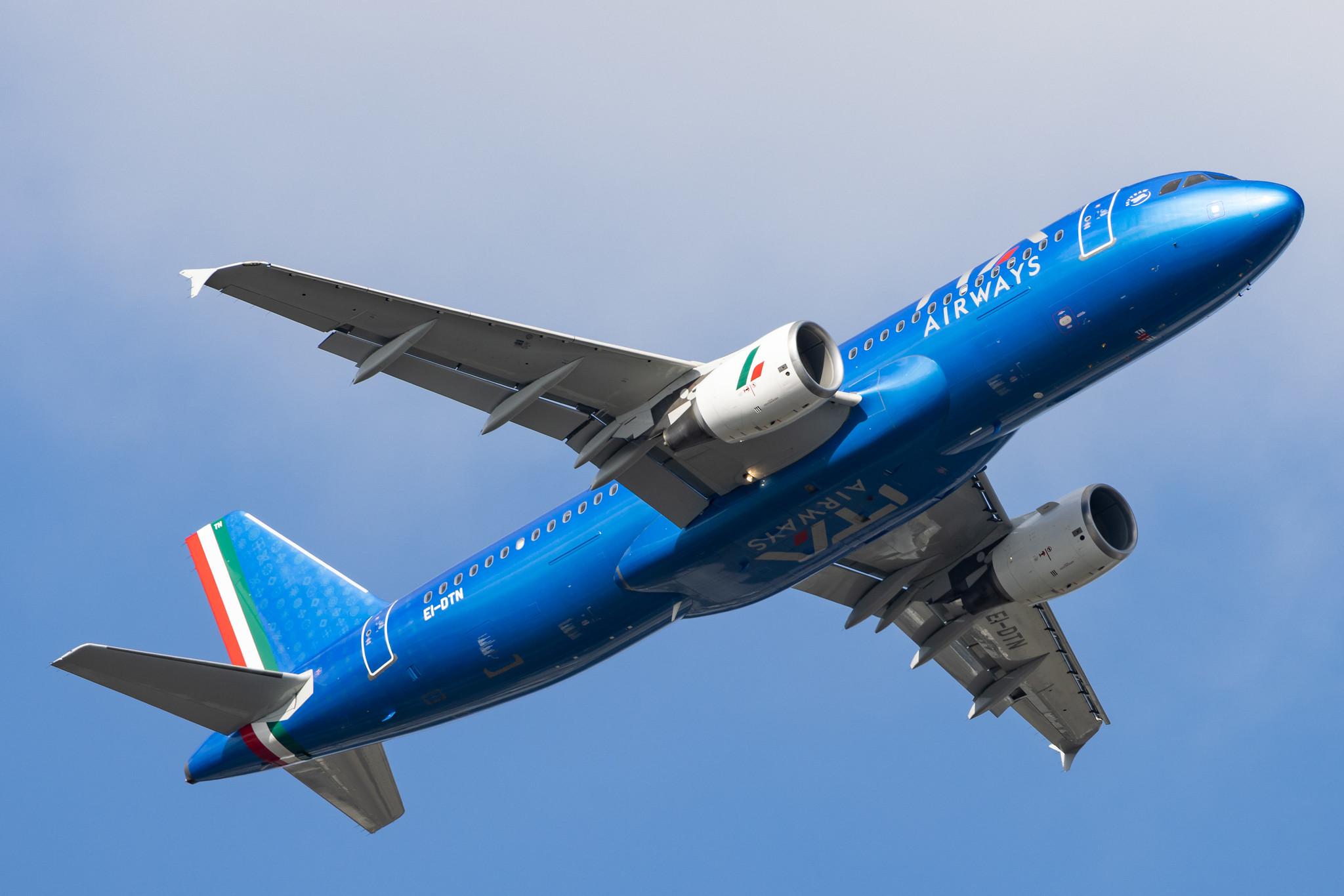 London Heathrow: ITA Airways (AZ / ITY) | Operator: Italia Trasporto Aereo |  Airbus A320-216 A320 | EI-DTN | MSN 04143