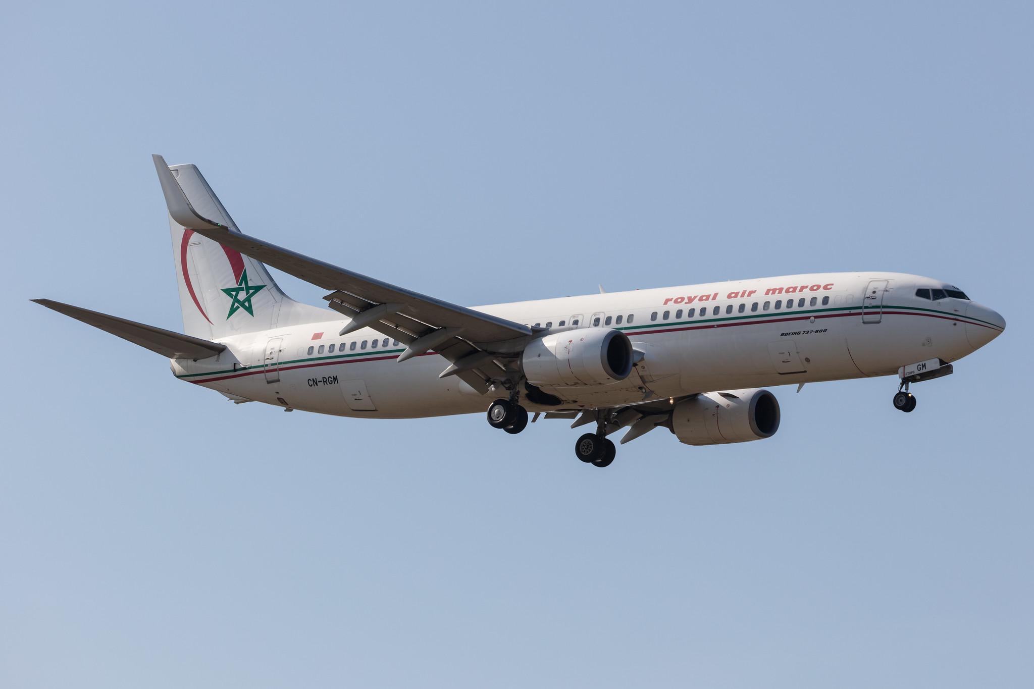 Amsterdam Schiphol: Royal Air Maroc (AT / RAM) |  Boeing 737-8B6 B738 | CN-RGM | MSN 33074