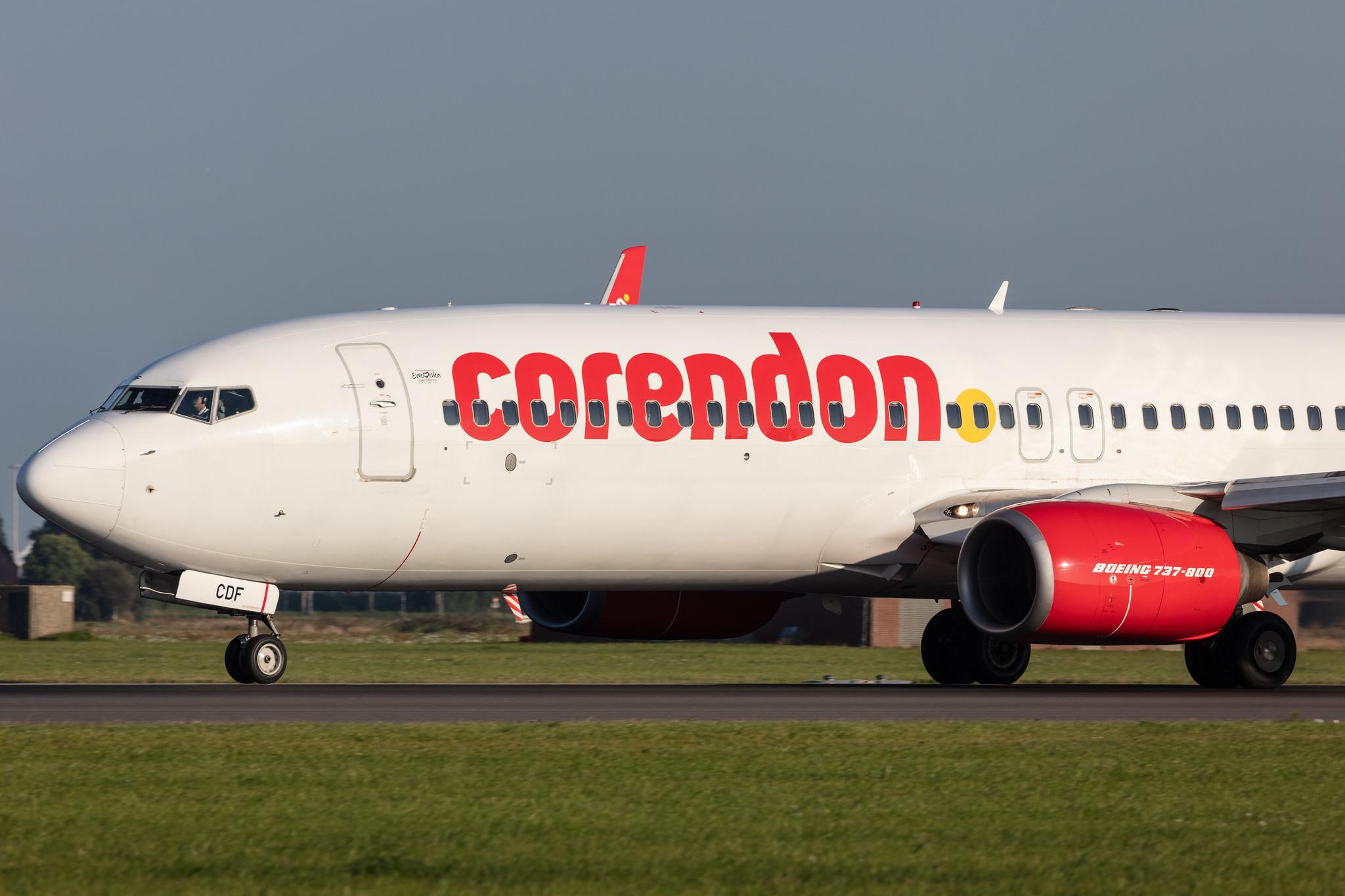 Amsterdam Schiphol: Corendon Airlines (XC / CAI) | Operator: Corendon Dutch Airlines |  Boeing 737-804 B738 | PH-CDF | MSN 28227