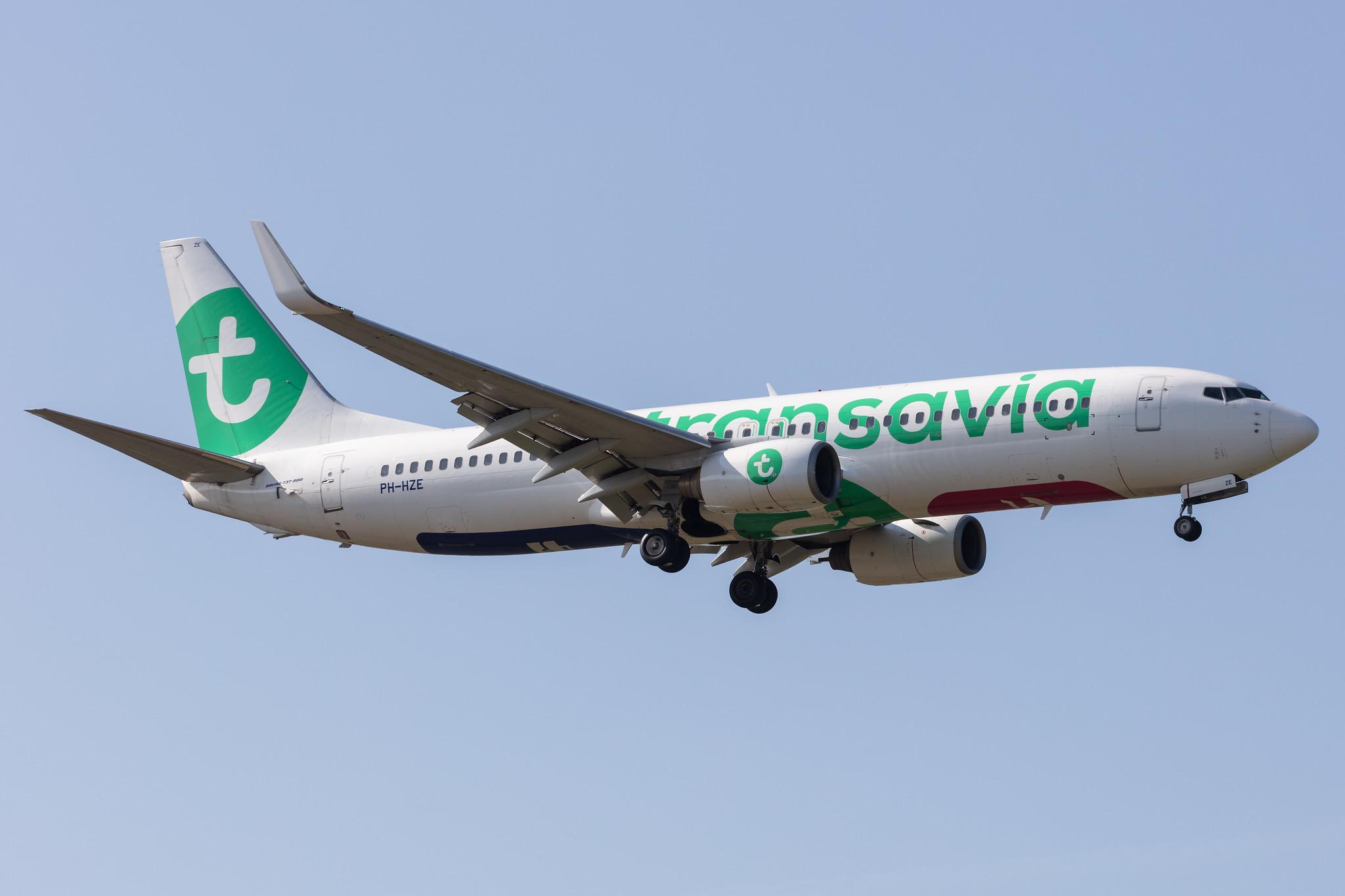 Amsterdam Schiphol: Transavia (HV / TRA) |  Boeing 737-8K2 B738 | PH-HZE | MSN 28377