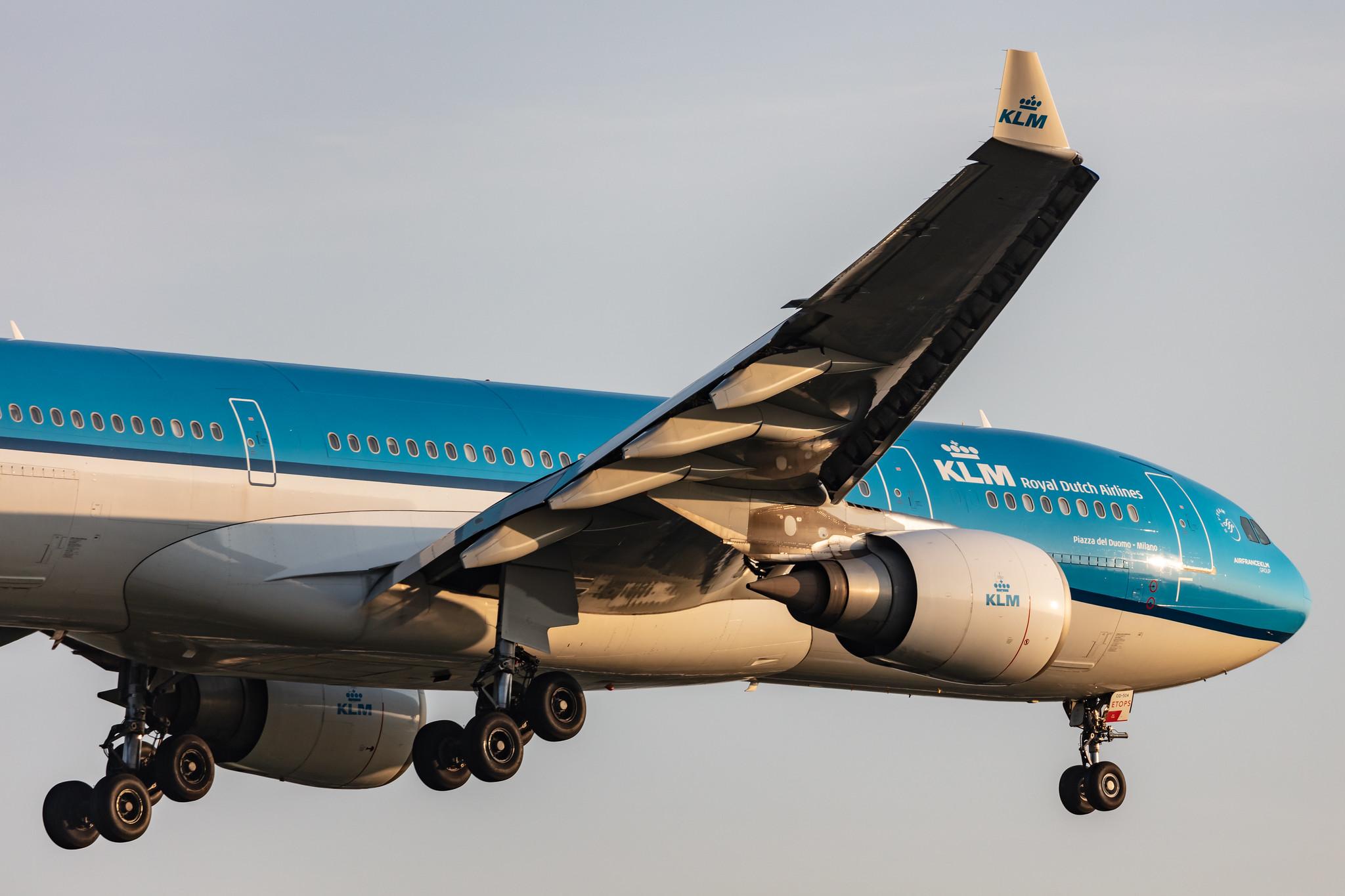 Amsterdam Schiphol: KLM (KL / KLM) |  Airbus A330-203 A332 | PH-AOD | MSN 0738