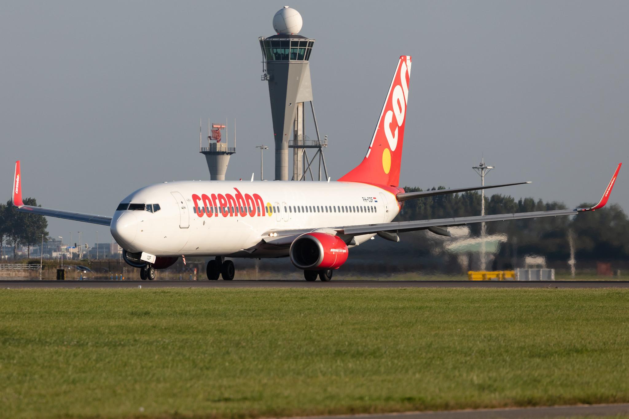 Amsterdam Schiphol: Corendon Airlines (XC / CAI) | Operator: Corendon Dutch Airlines |  Boeing 737-804 B738 | PH-CDF | MSN 28227