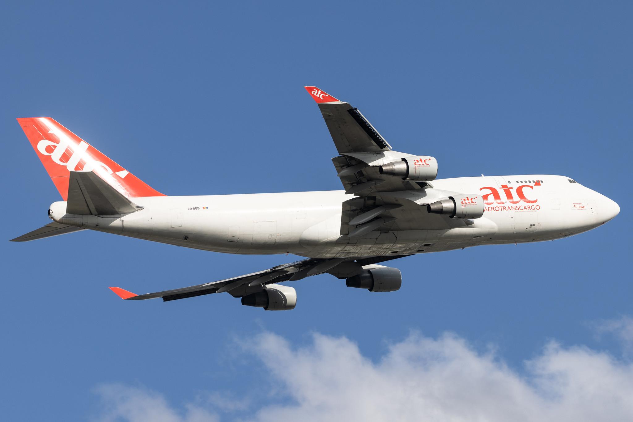 London Heathrow: Aerotranscargo (/ ATG) |  Boeing 747-433(BDSF) B744 | ER-BBB | MSN 25075