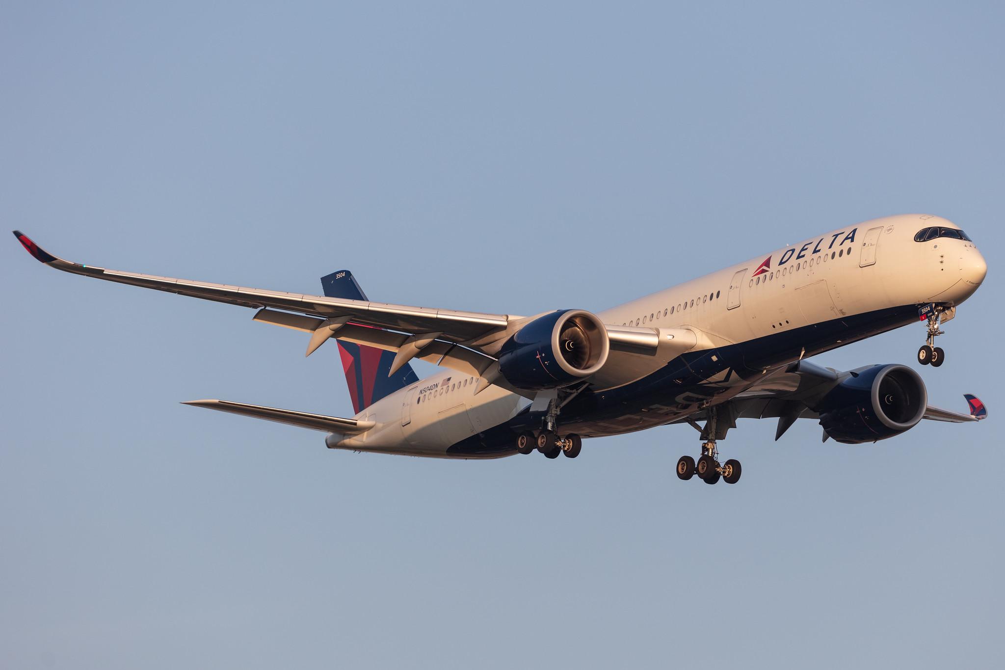 Amsterdam Schiphol: Delta Air Lines (DL / DAL) |  Airbus A350-941 A359 | N504DN | MSN 160