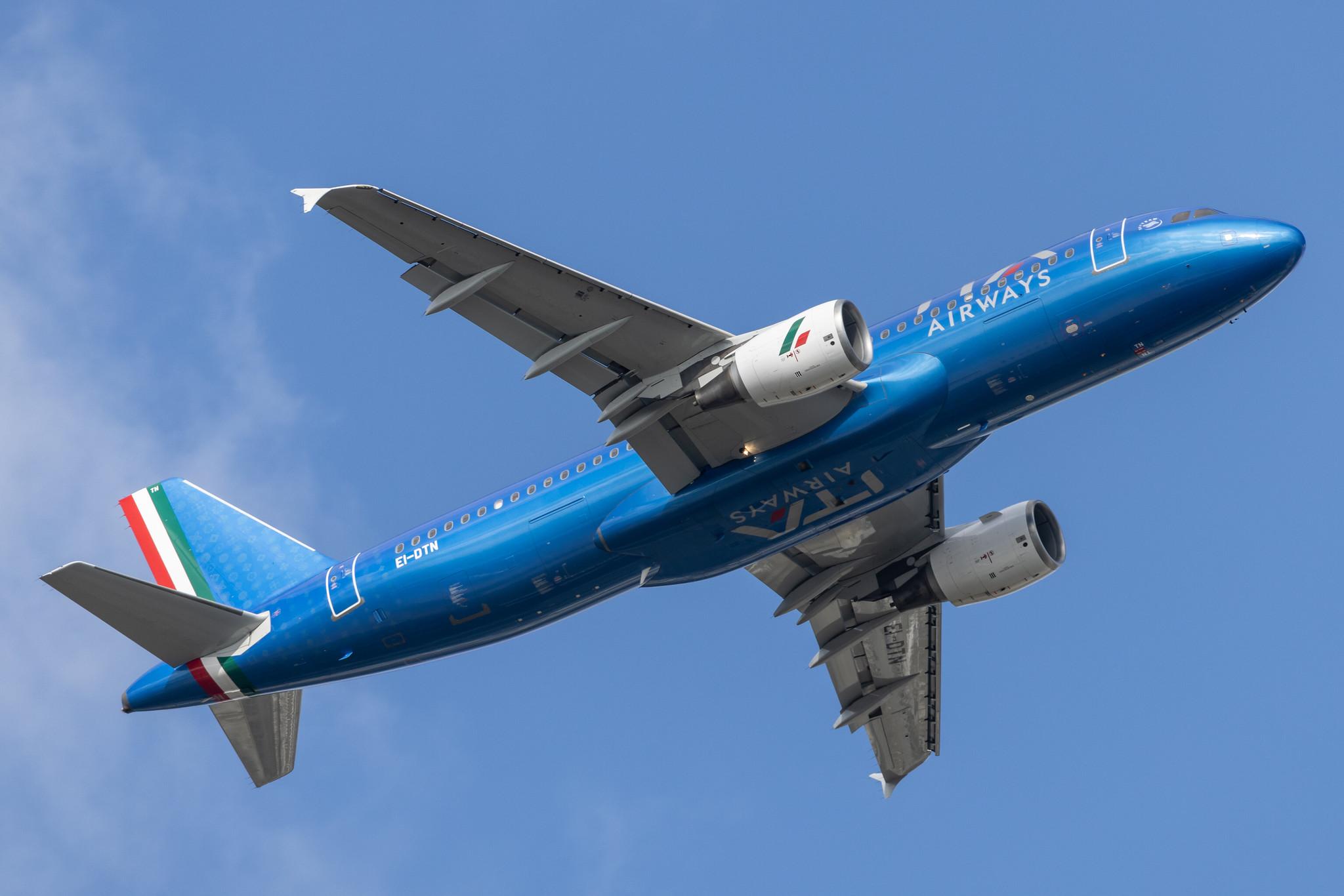 London Heathrow: ITA Airways (AZ / ITY) | Operator: Italia Trasporto Aereo |  Airbus A320-216 A320 | EI-DTN | MSN 04143