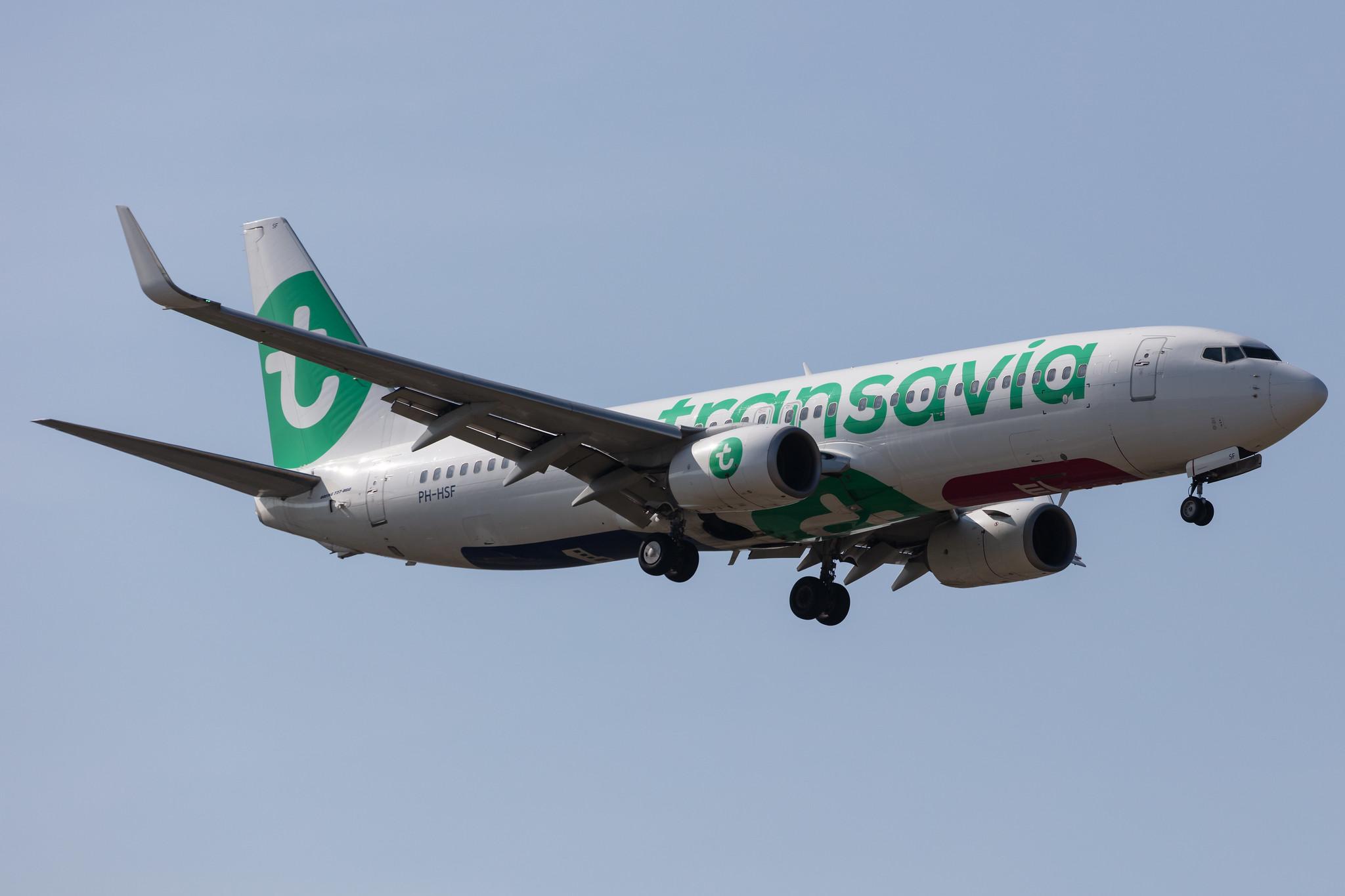 Amsterdam Schiphol: Transavia (HV / TRA) |  Boeing 737-8K2 B738 | PH-HSF | MSN 39261