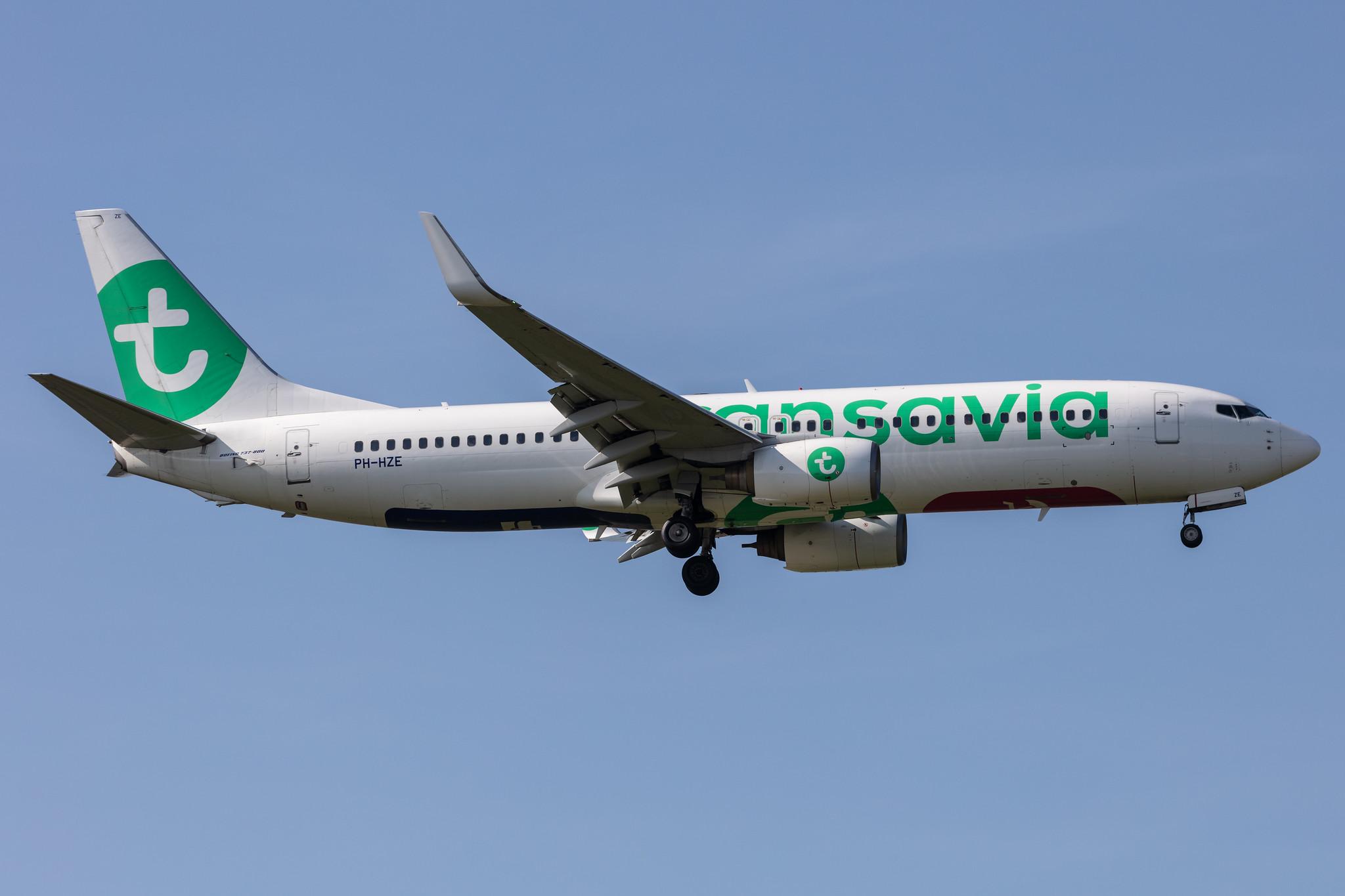 Amsterdam Schiphol: Transavia (HV / TRA) |  Boeing 737-8K2 B738 | PH-HZE | MSN 28377