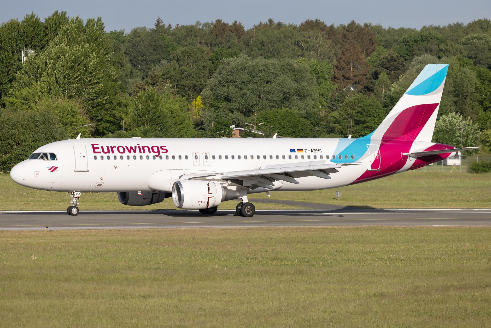 Hamburg Airport: Eurowings (EW / EWG) |  Airbus A320-214 A320 | D-ABHC | MSN 3594