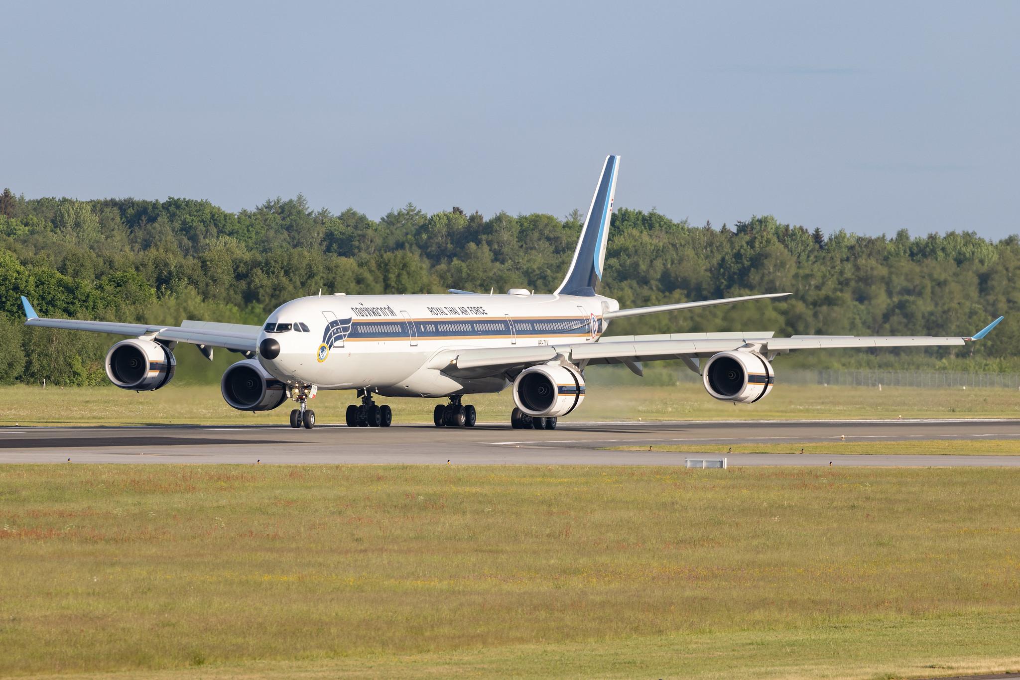 Hamburg Airport: Royal Thai Air Force |  Airbus A340-541 A345 | HS-TYV | MSN 0698