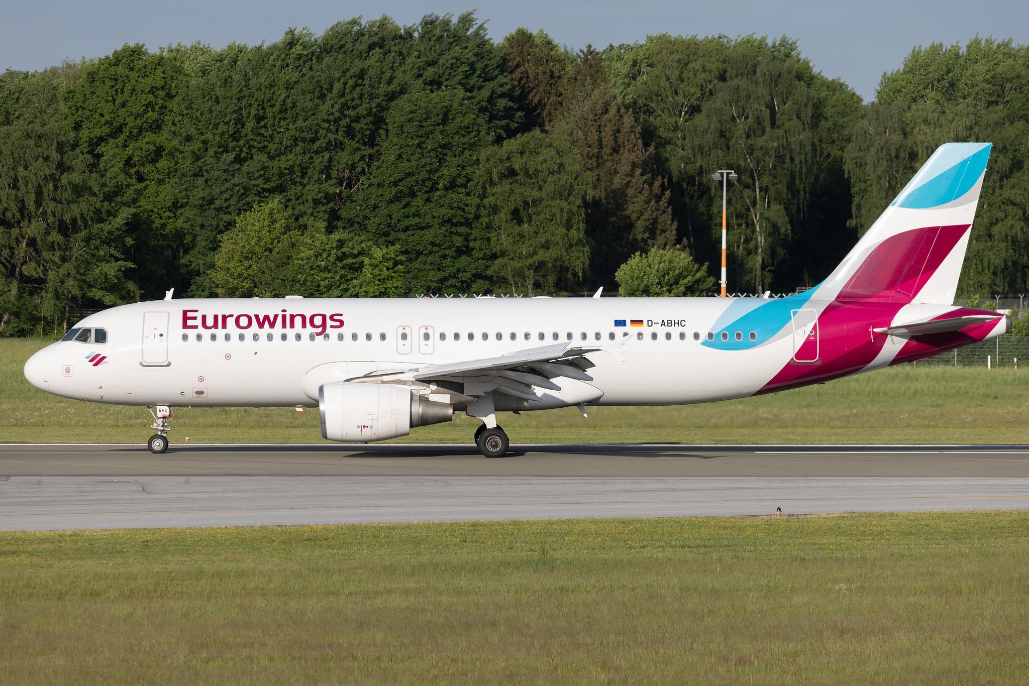 Hamburg Airport: Eurowings (EW / EWG) |  Airbus A320-214 A320 | D-ABHC | MSN 3594