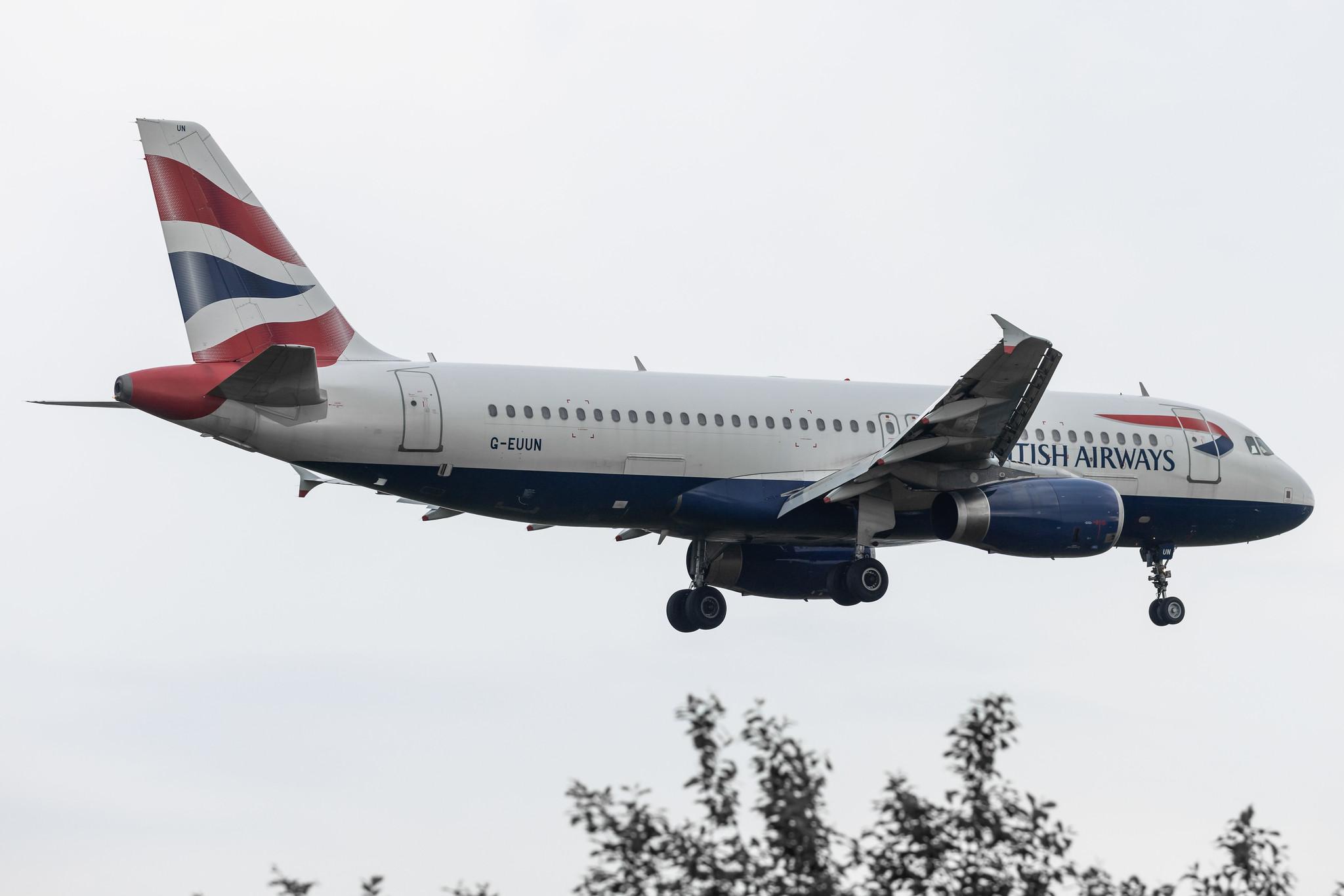 Hamburg Airport: British Airways (BA / BAW) |  Airbus A320-232 A320 | G-EUUN | MSN 1910