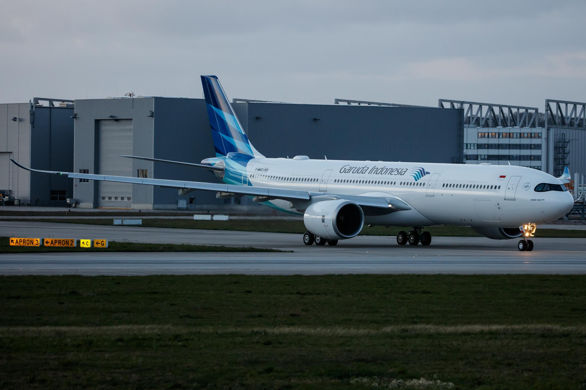 Hamburg Finkenwerder: Garuda Indonesia (GA / GIA) |  Airbus A330-941 A332 | F-WWCD (PK-GHI) | MSN 1959